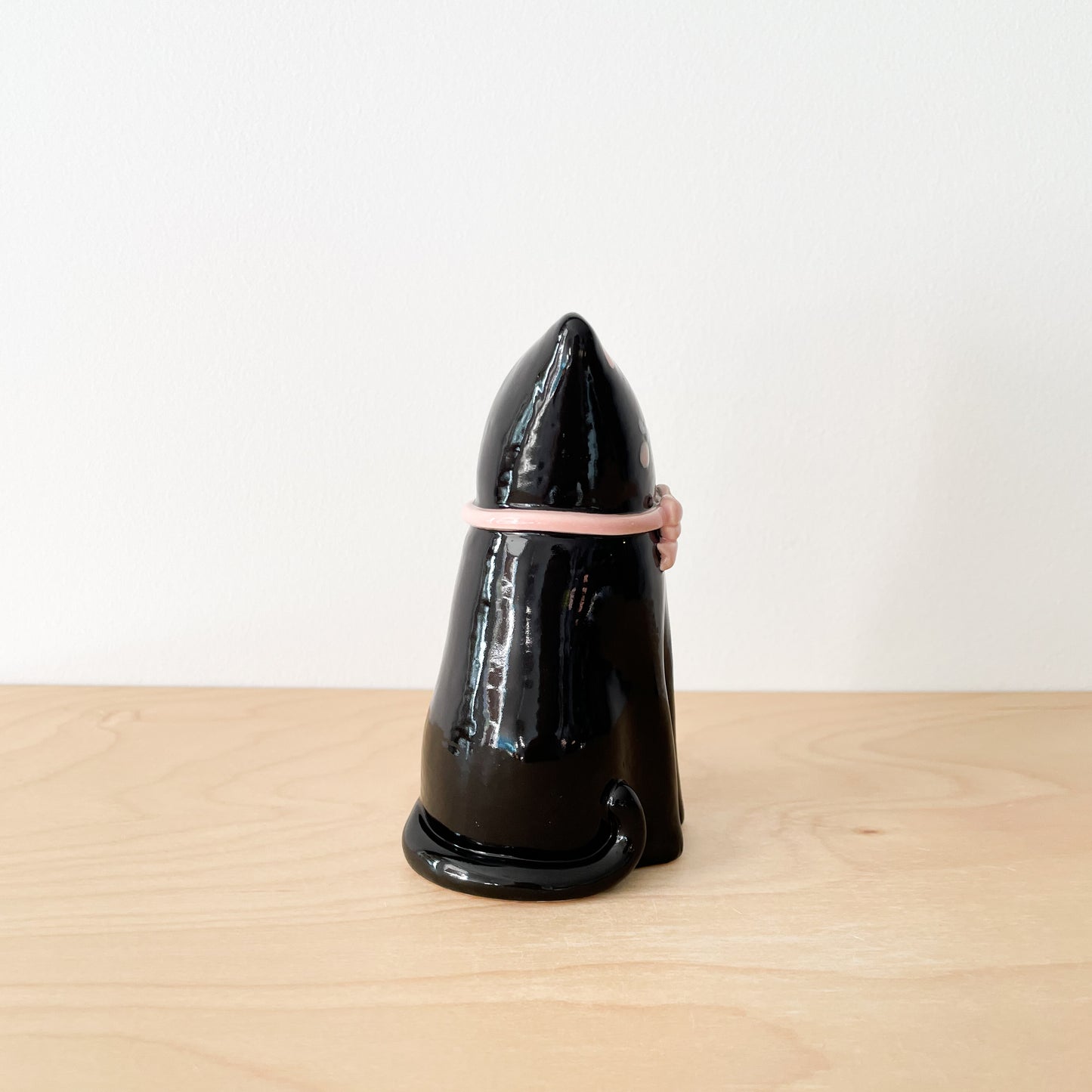 Black Cat Vase