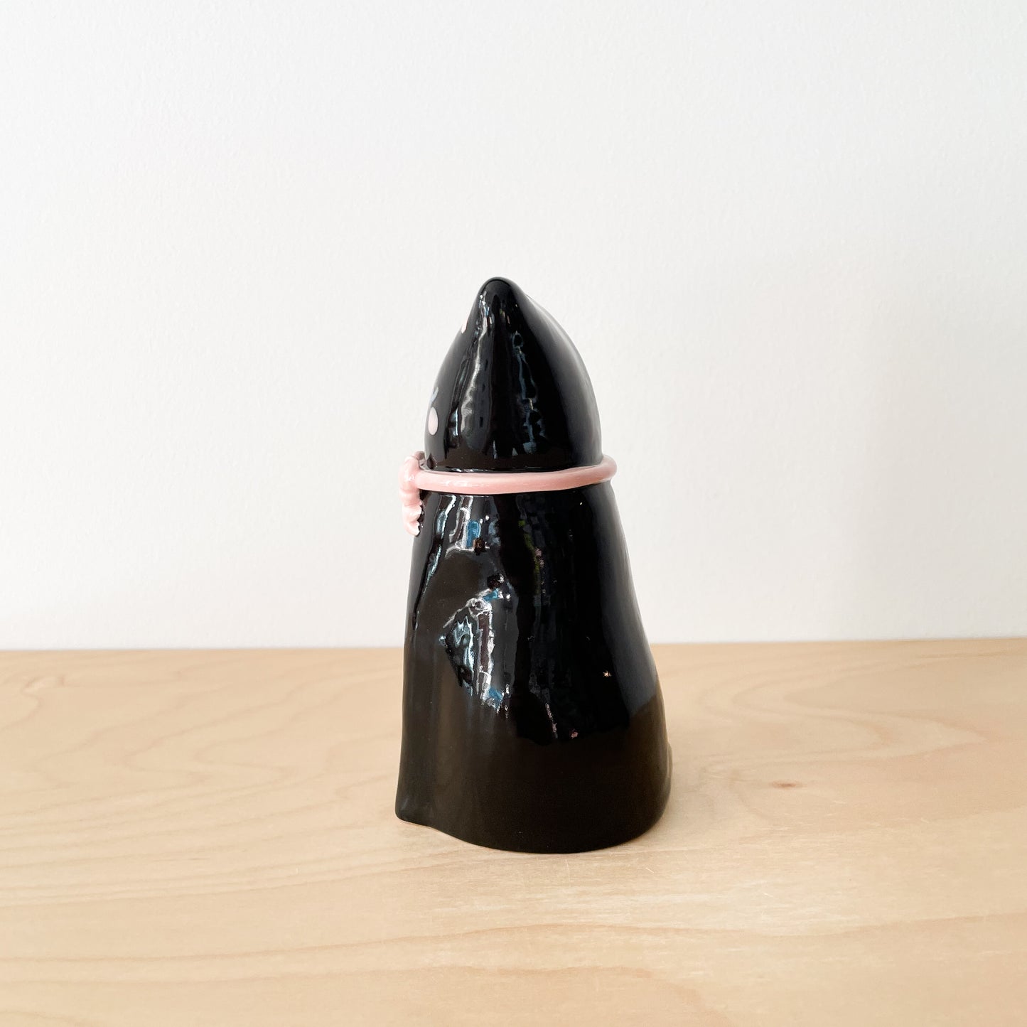 Black Cat Vase