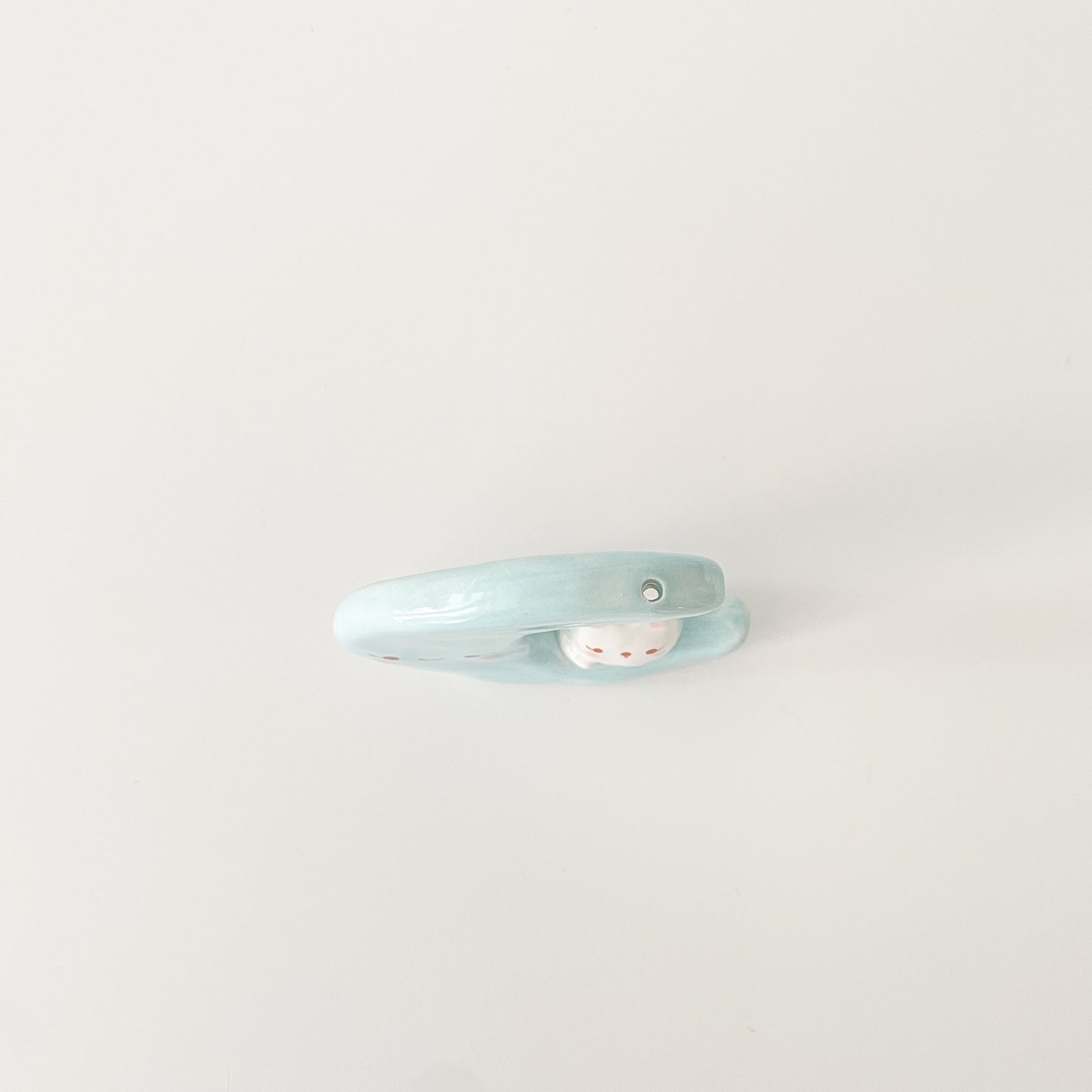 Luna Cat Mini Vase (blue)