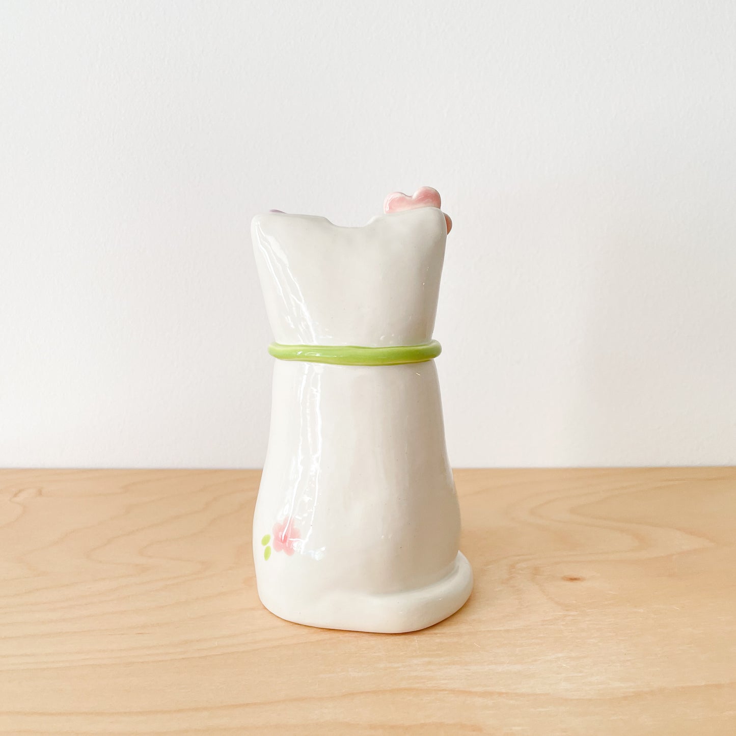 Blooming Cat Vase