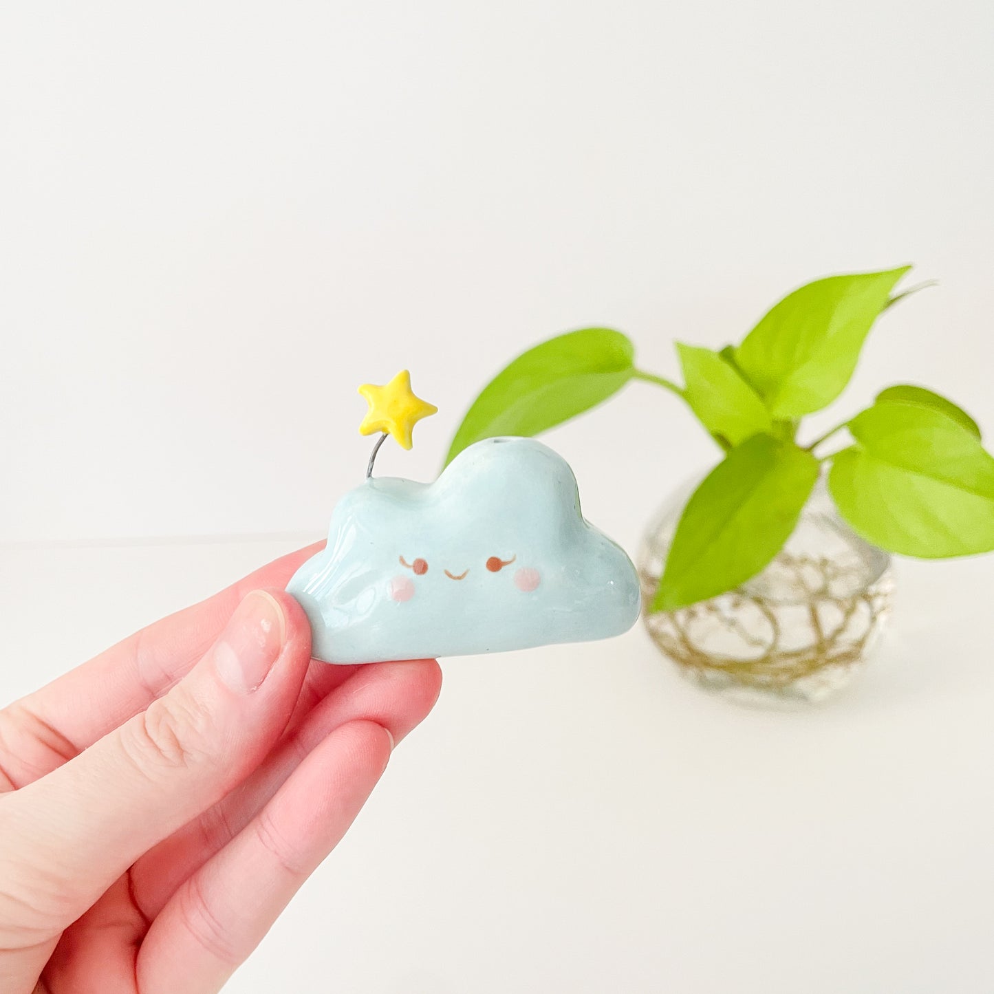 Blue Cloud Mini Vase