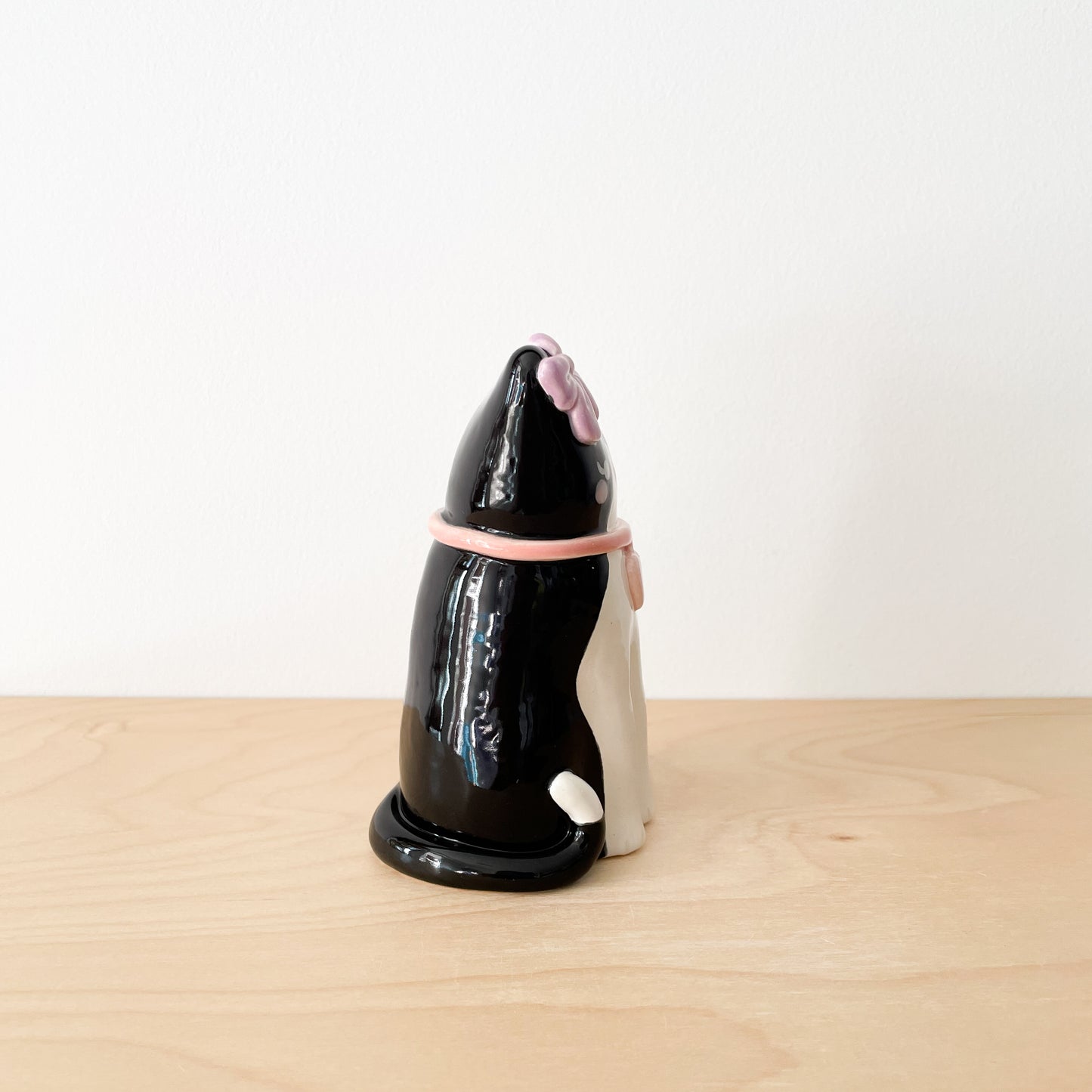 Tuxedo Cat Vase