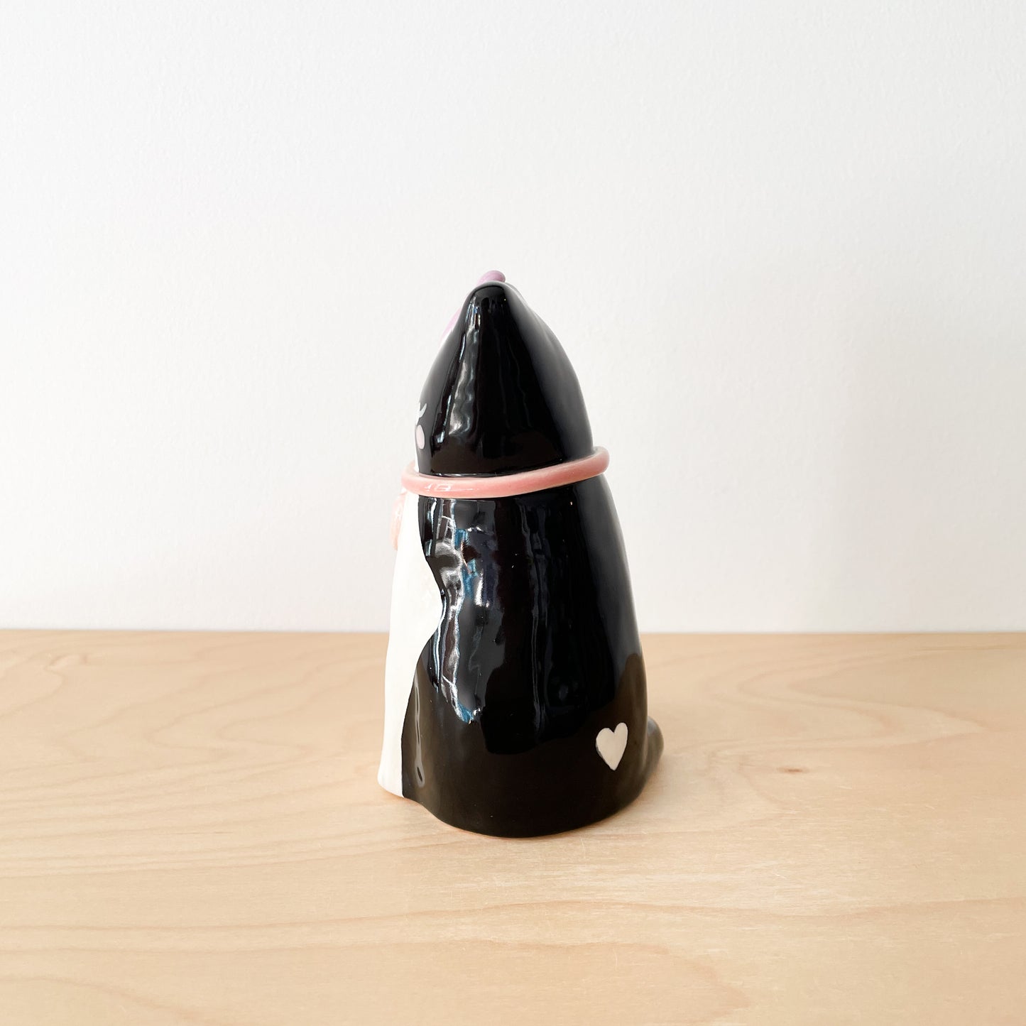 Tuxedo Cat Vase
