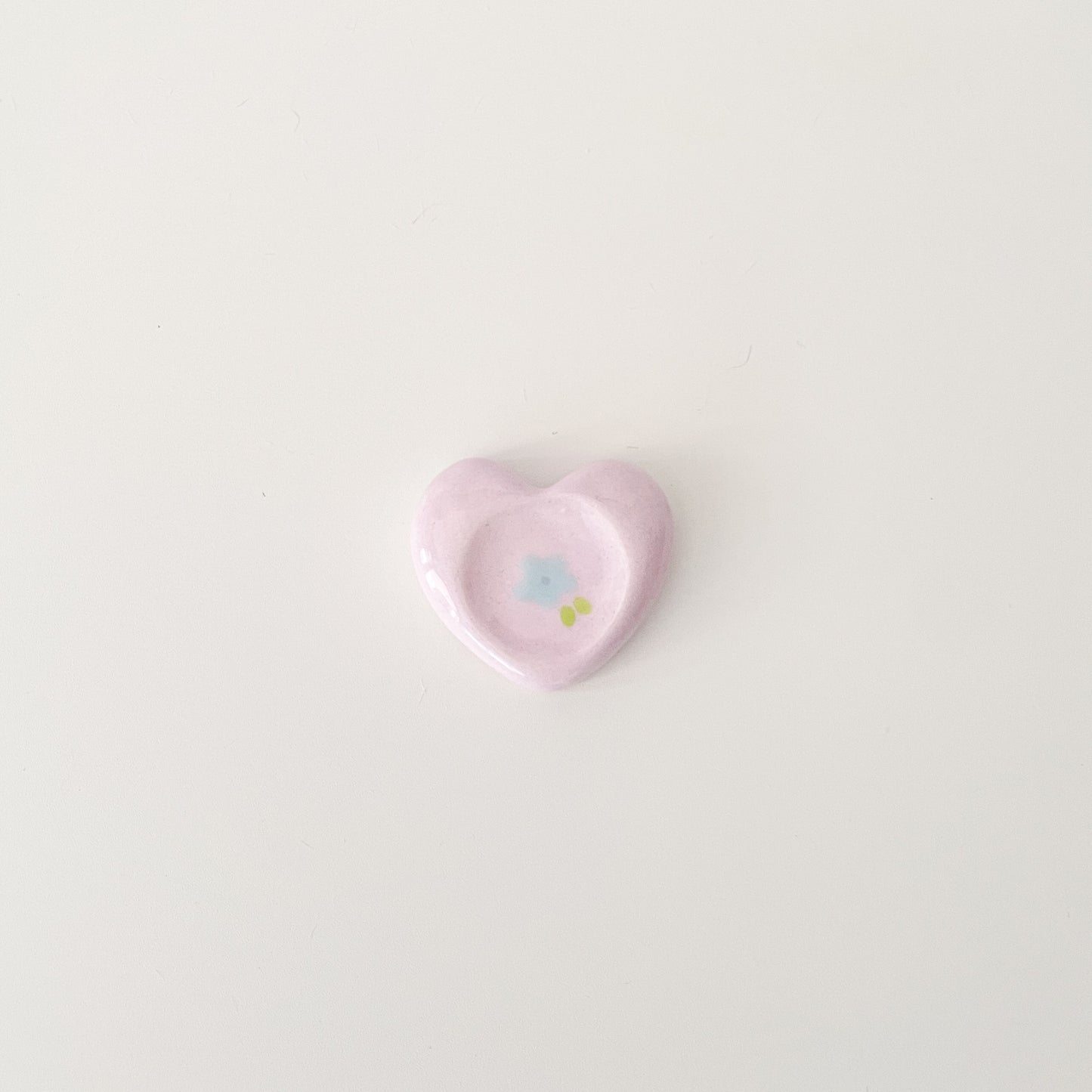 Flower Love Heart Worry Stone