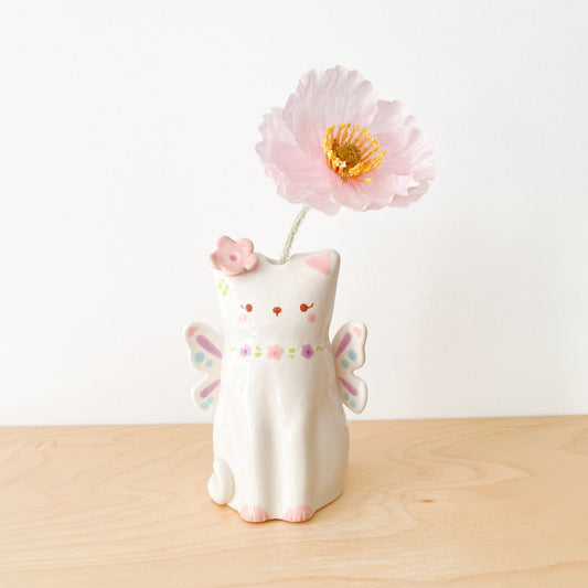 Fairy Cat Vase (Seconds Sale)