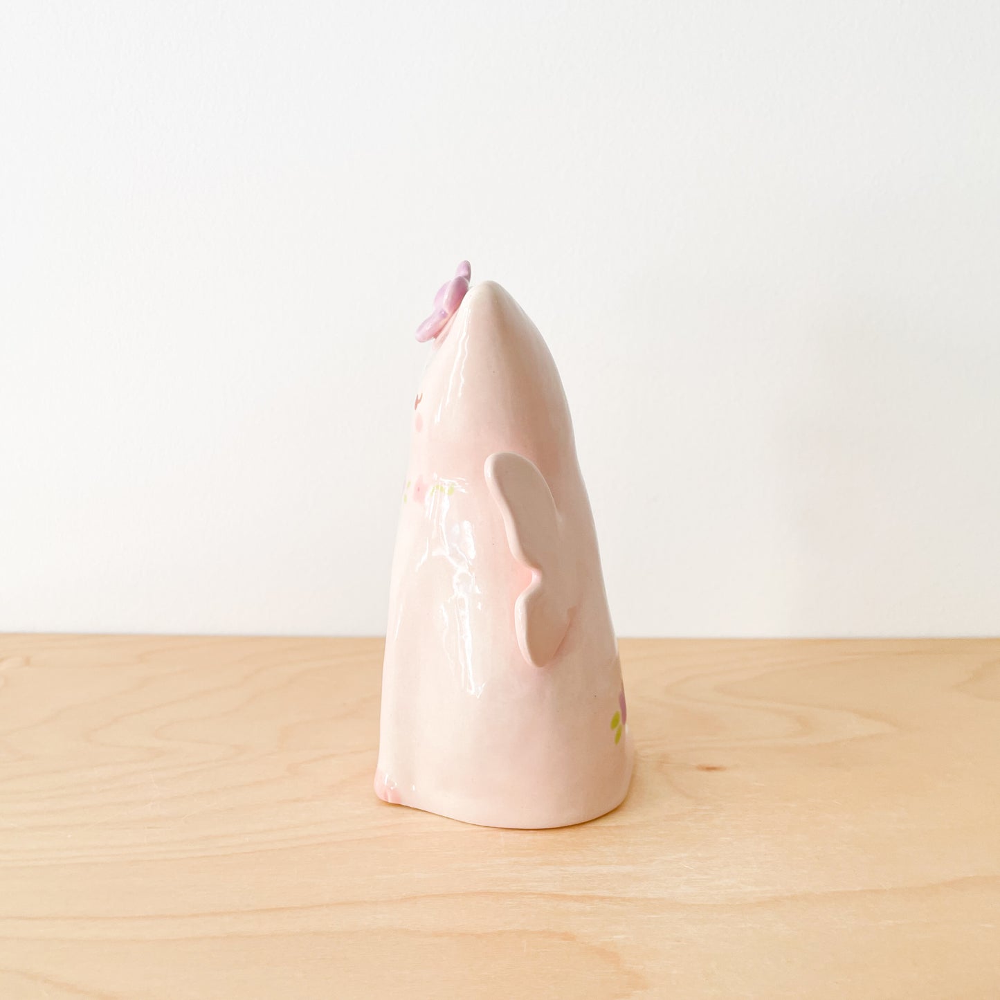 Pink Fairy Cat Vase (seconds sale)