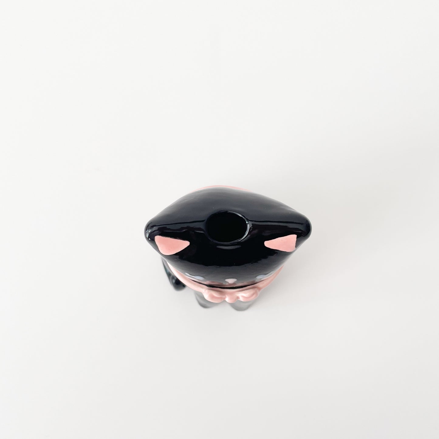 Black Cat Vase