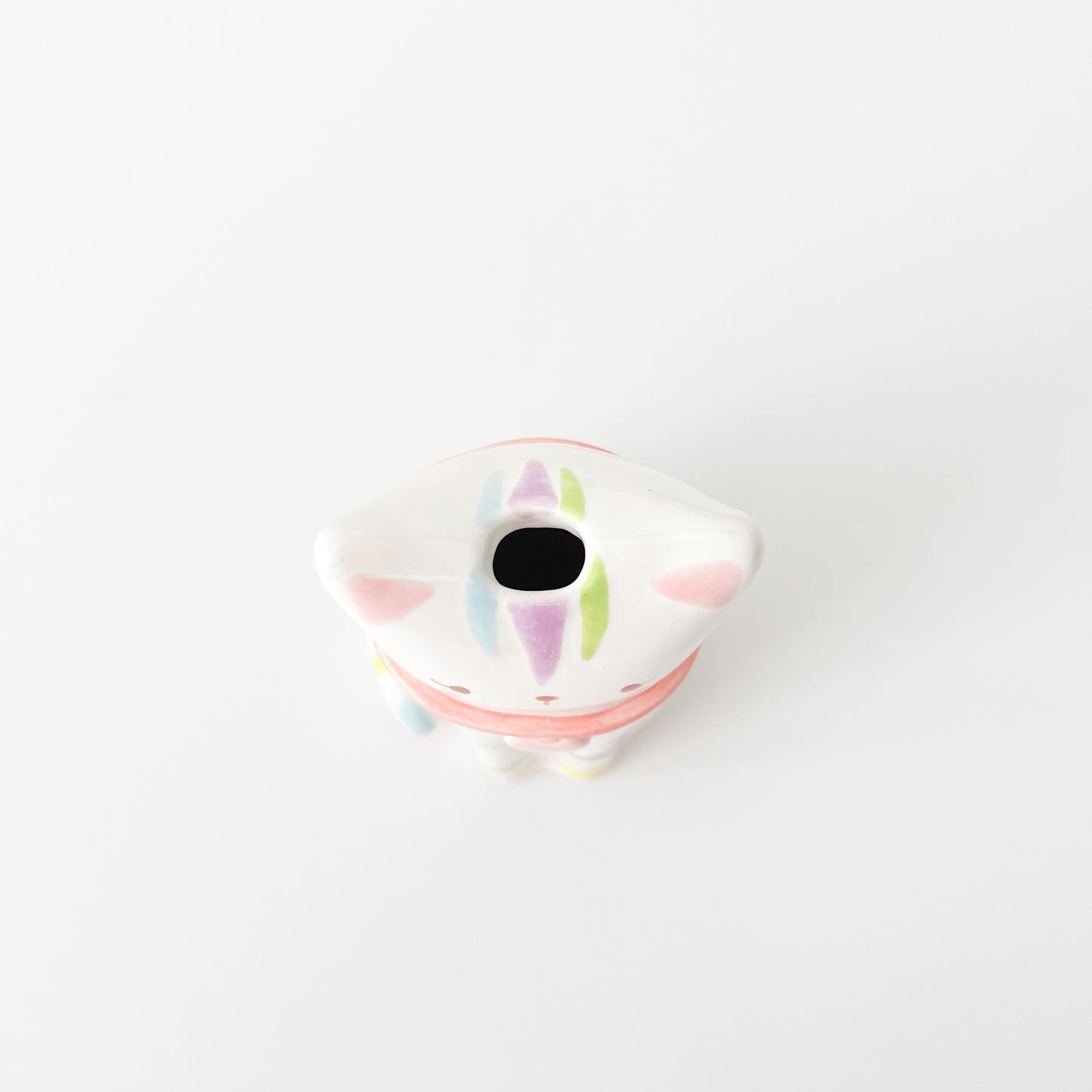 Rainbow Tabby Cat Vase