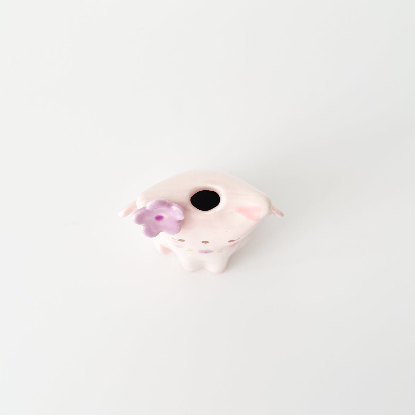 Pink Fairy Cat Vase (seconds sale)