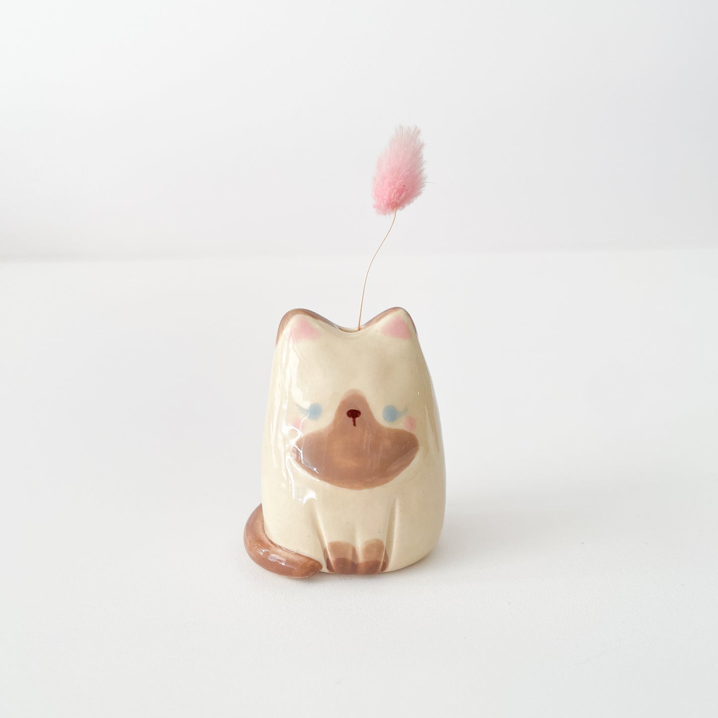 Siamese Cat Mini Vase