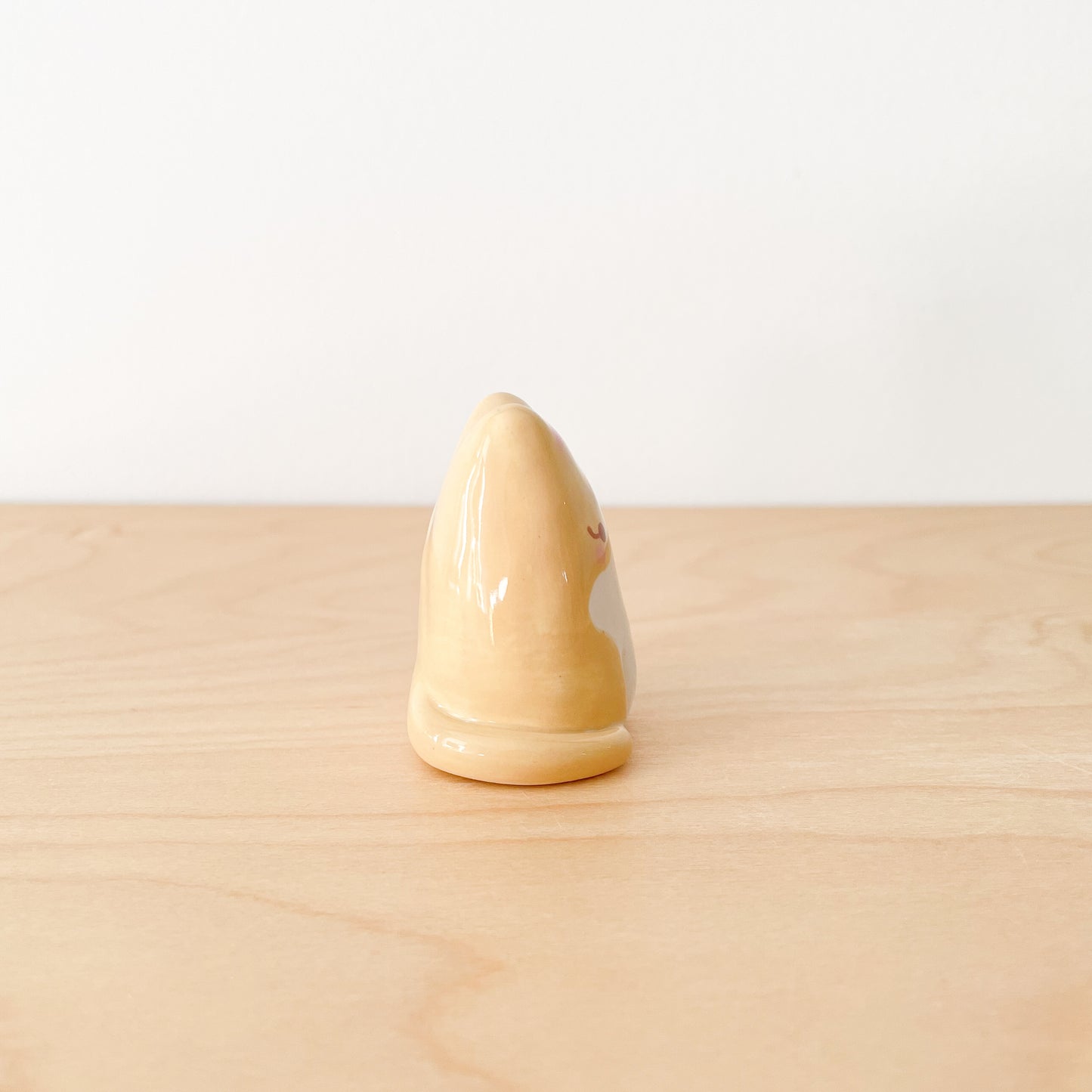 Caramel Tuxedo Cat Mini Vase
