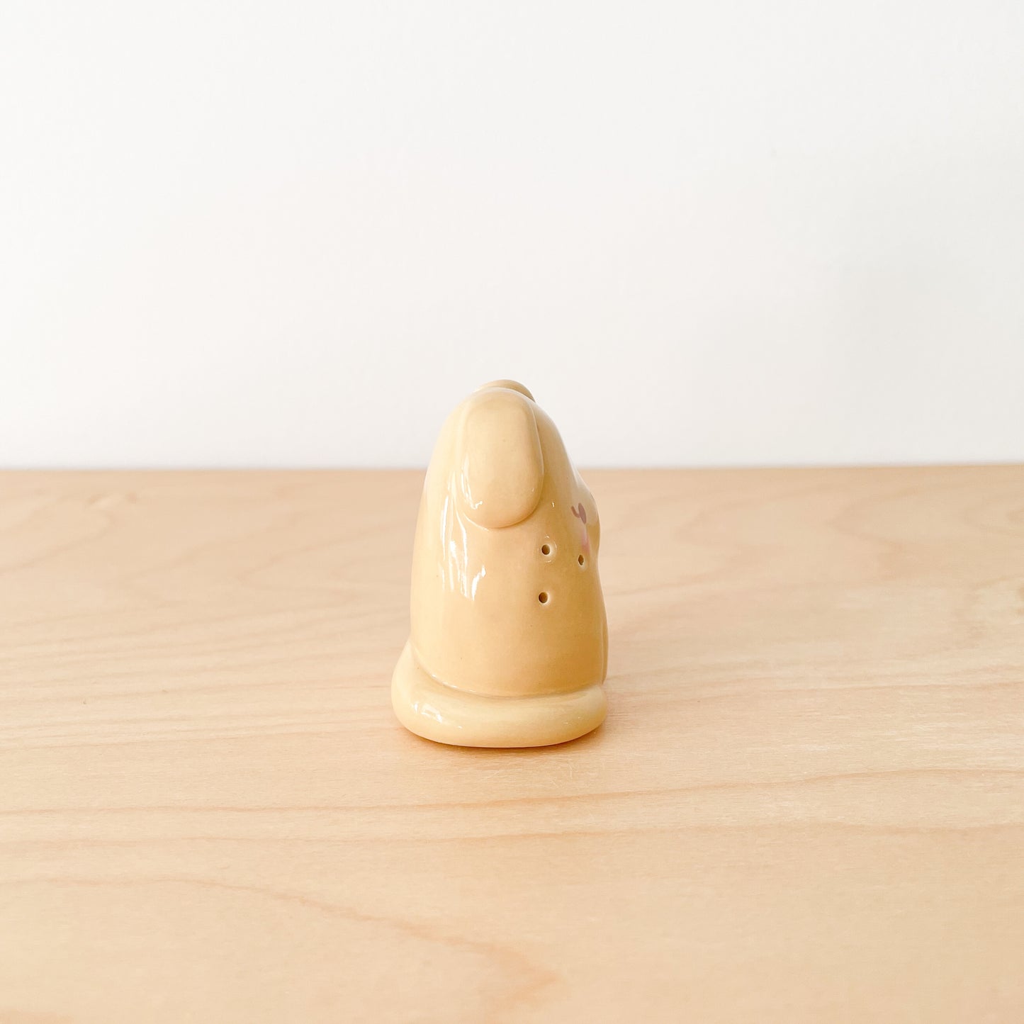 Caramel Whisker Dog Mini Vase