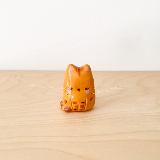 Bengal Whisker Cat Mini Vase