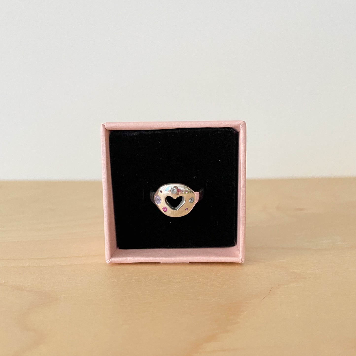 Pastel Sweetheart Ring - Size 5 1/4