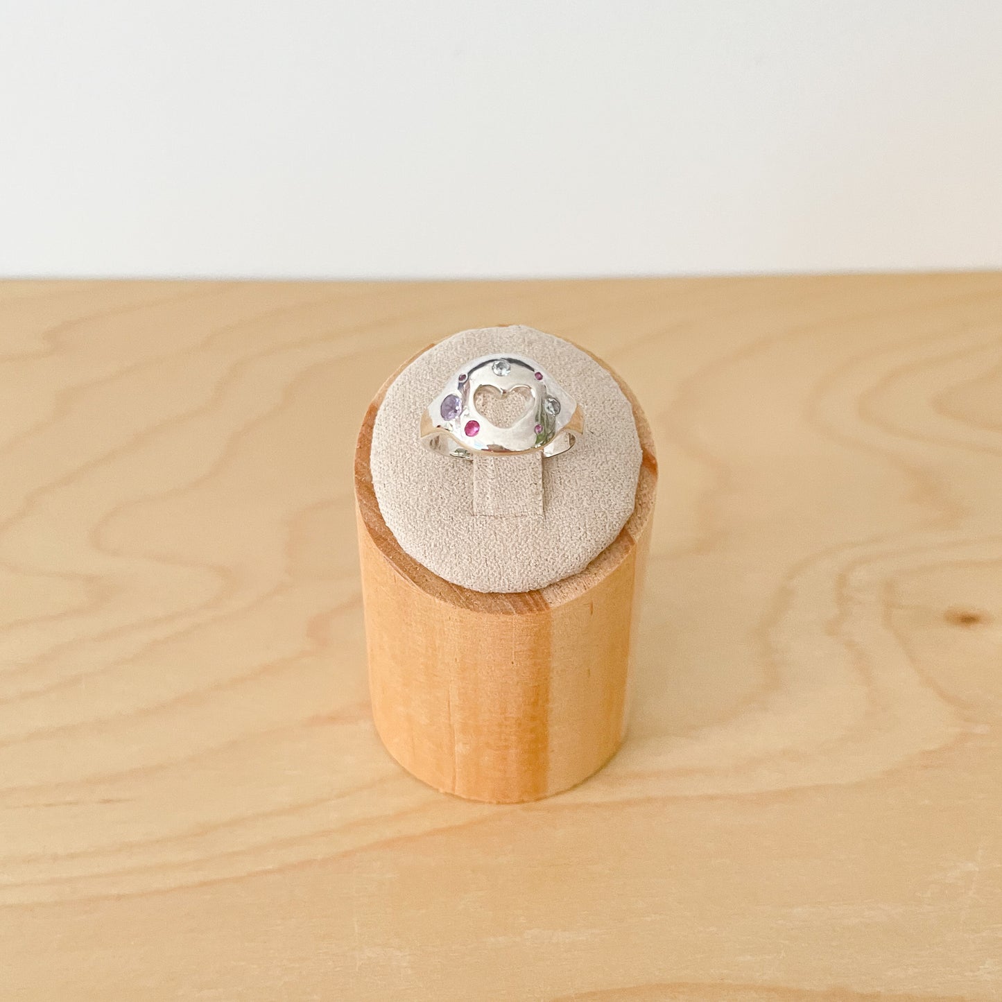 Pastel Sweetheart Ring - Size 5 1/4