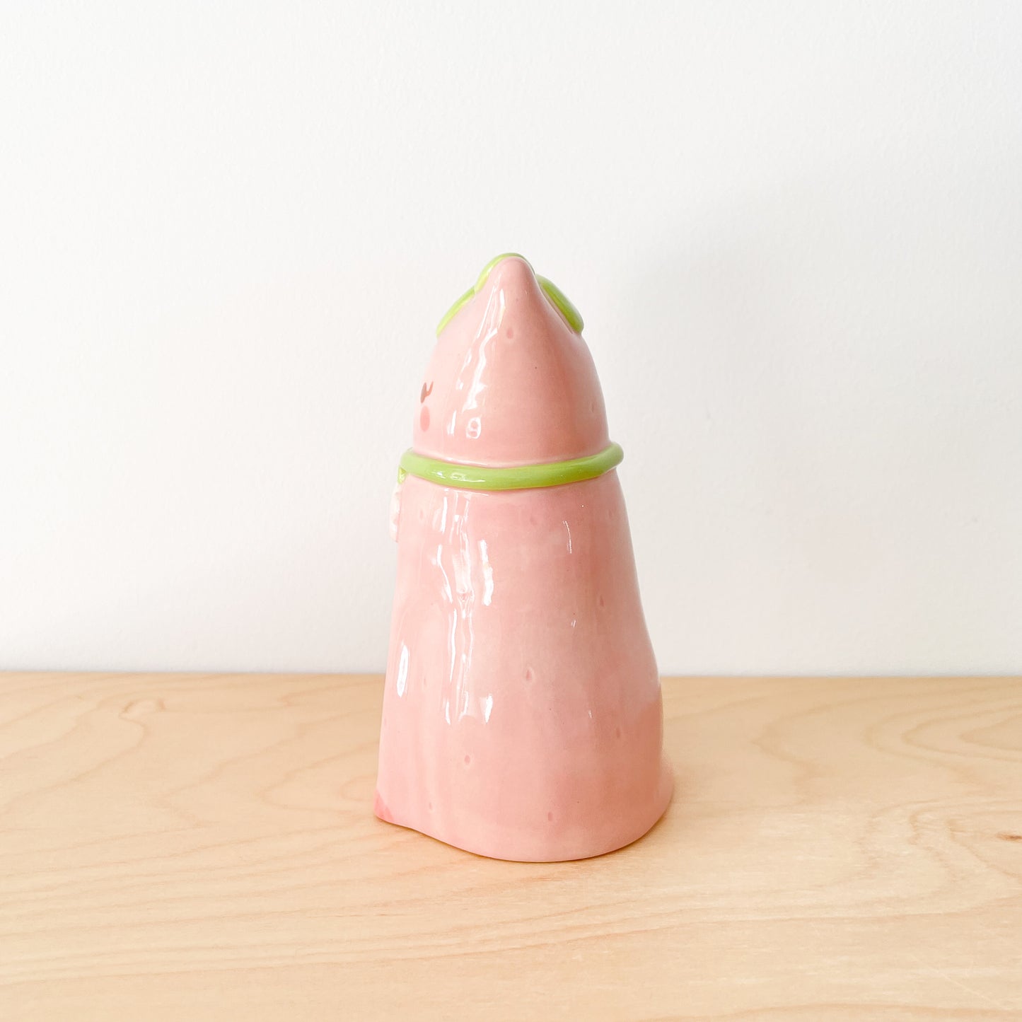 Strawberry Cat Vase