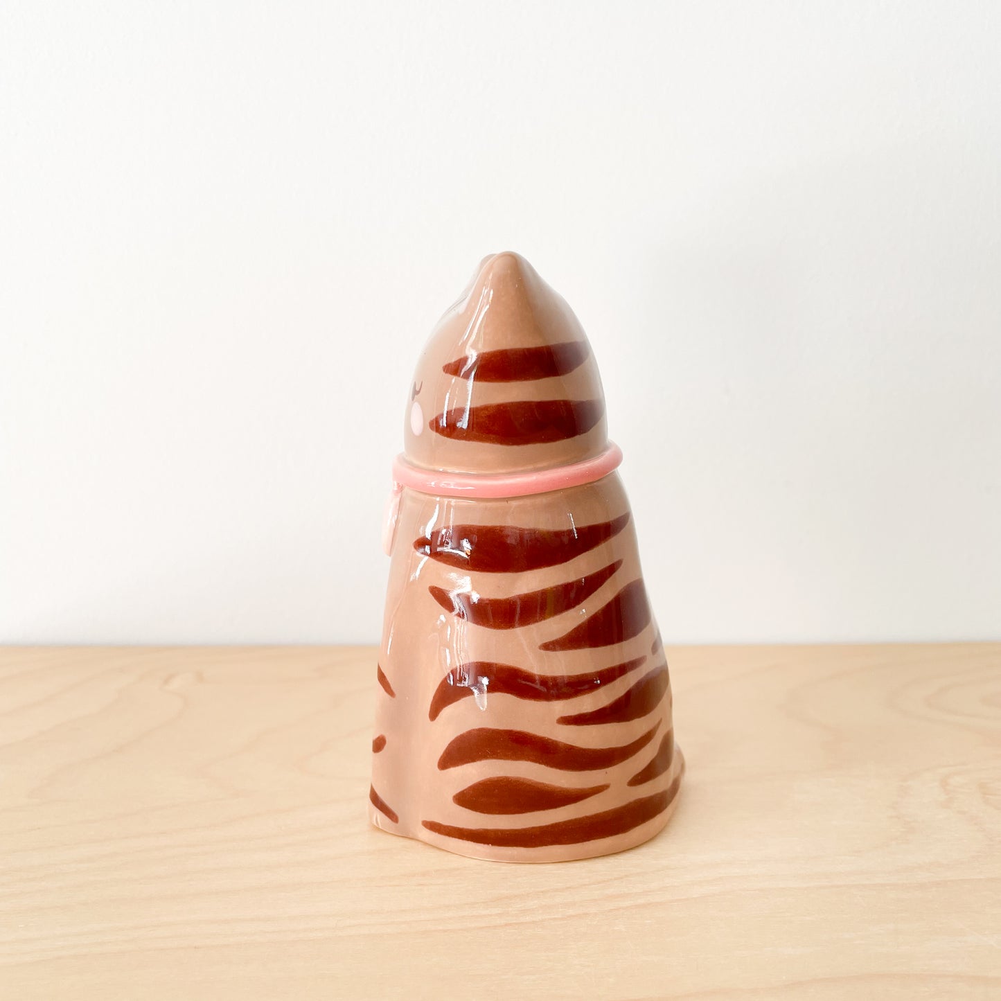 Brown Tabby Cat Vase