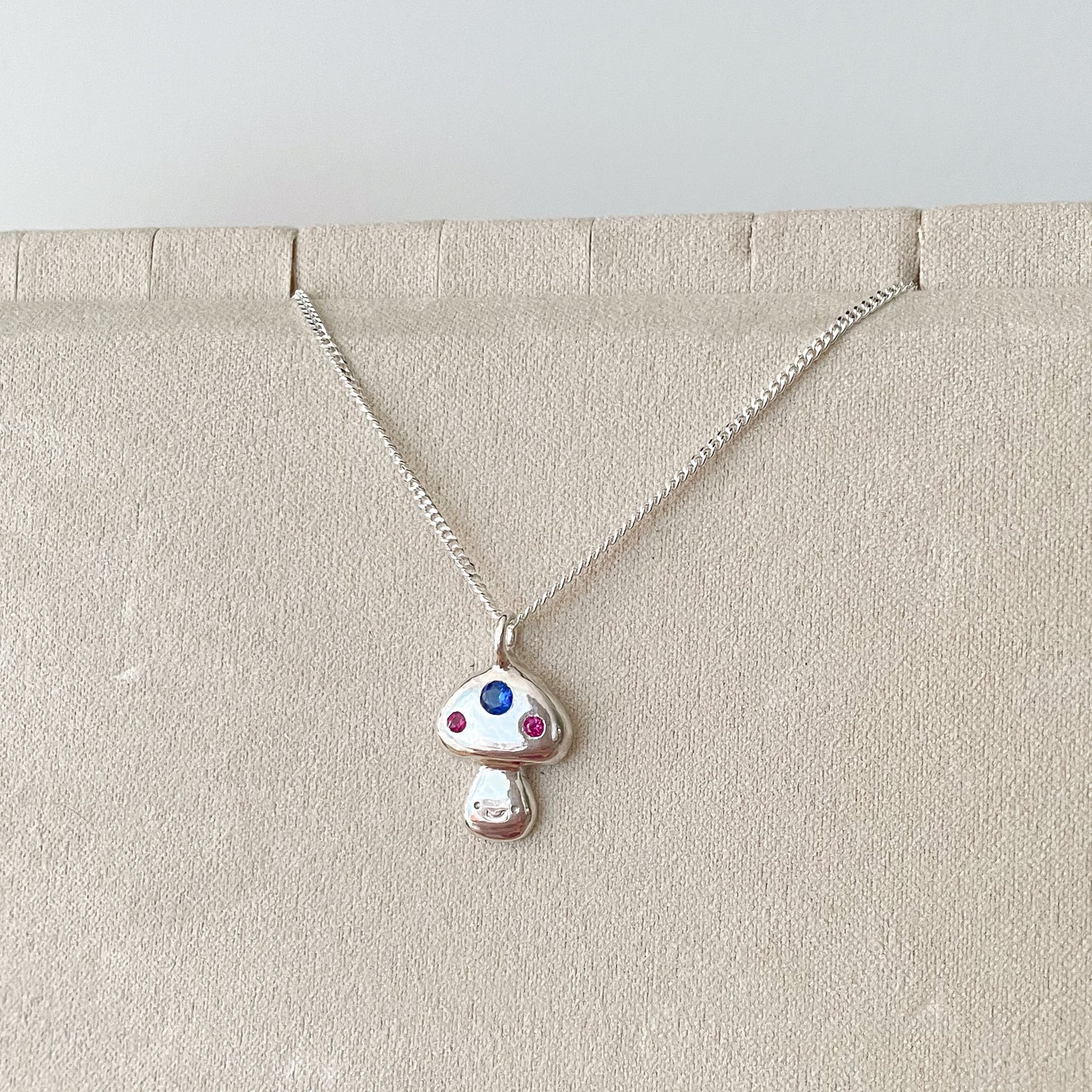 Midnight Mushroom Necklace