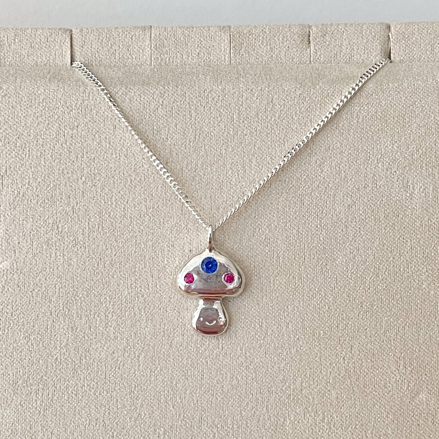 Midnight Mushroom Necklace