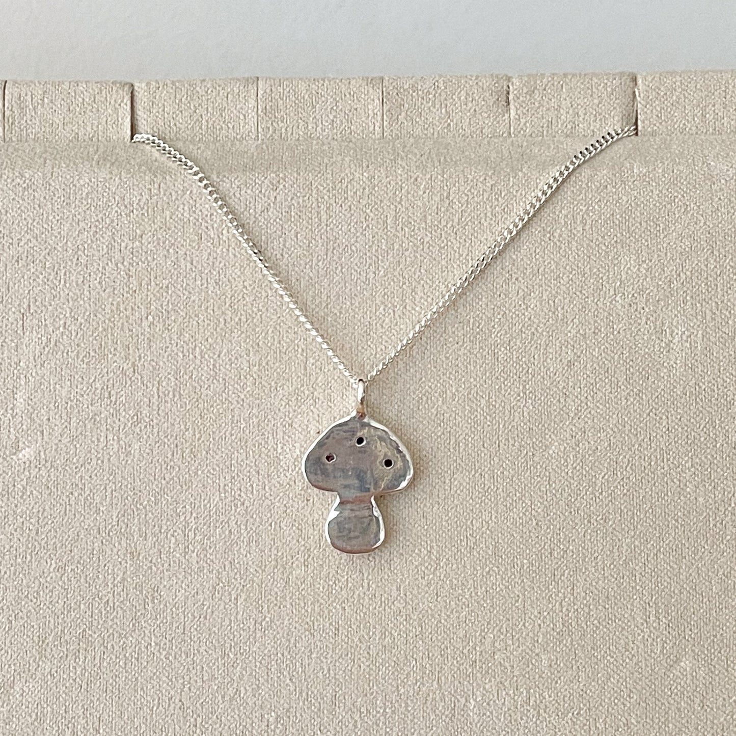 Midnight Mushroom Necklace