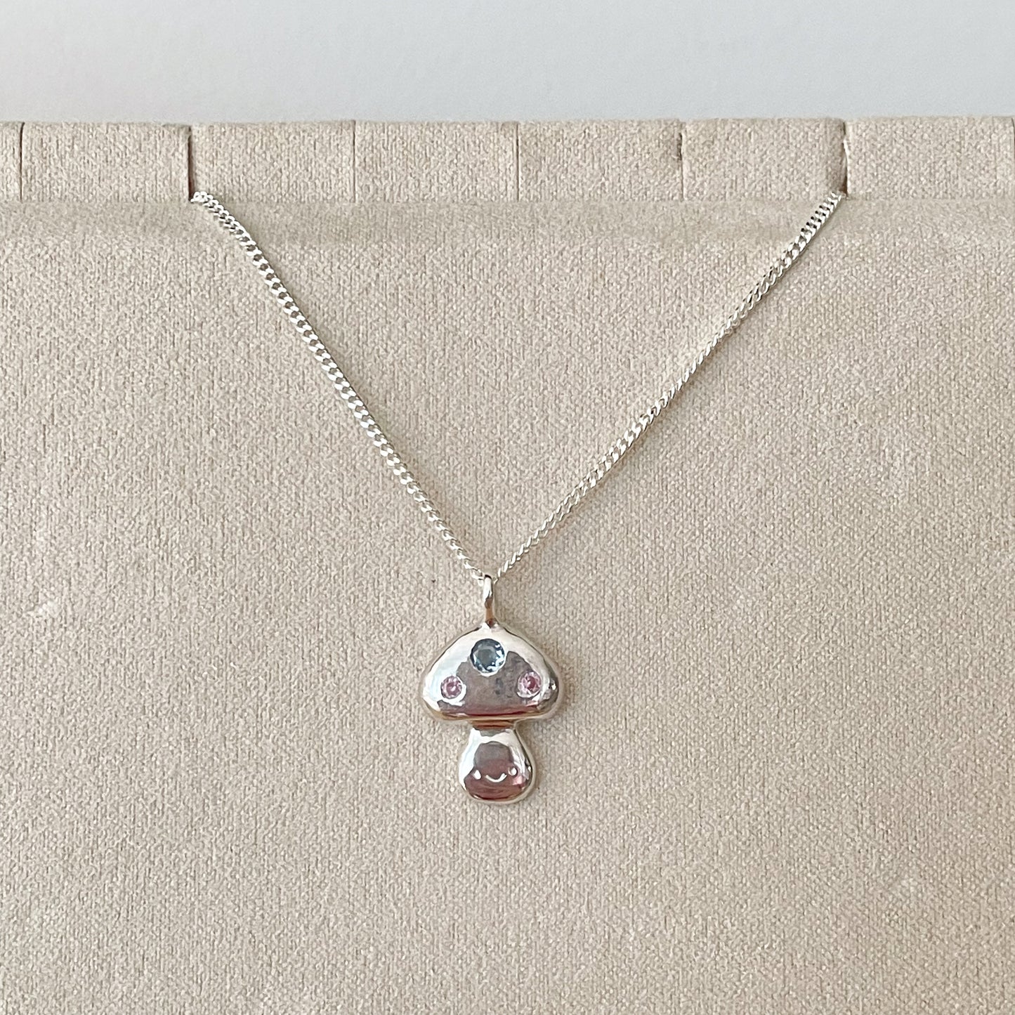 Pastel Mushroom Necklace