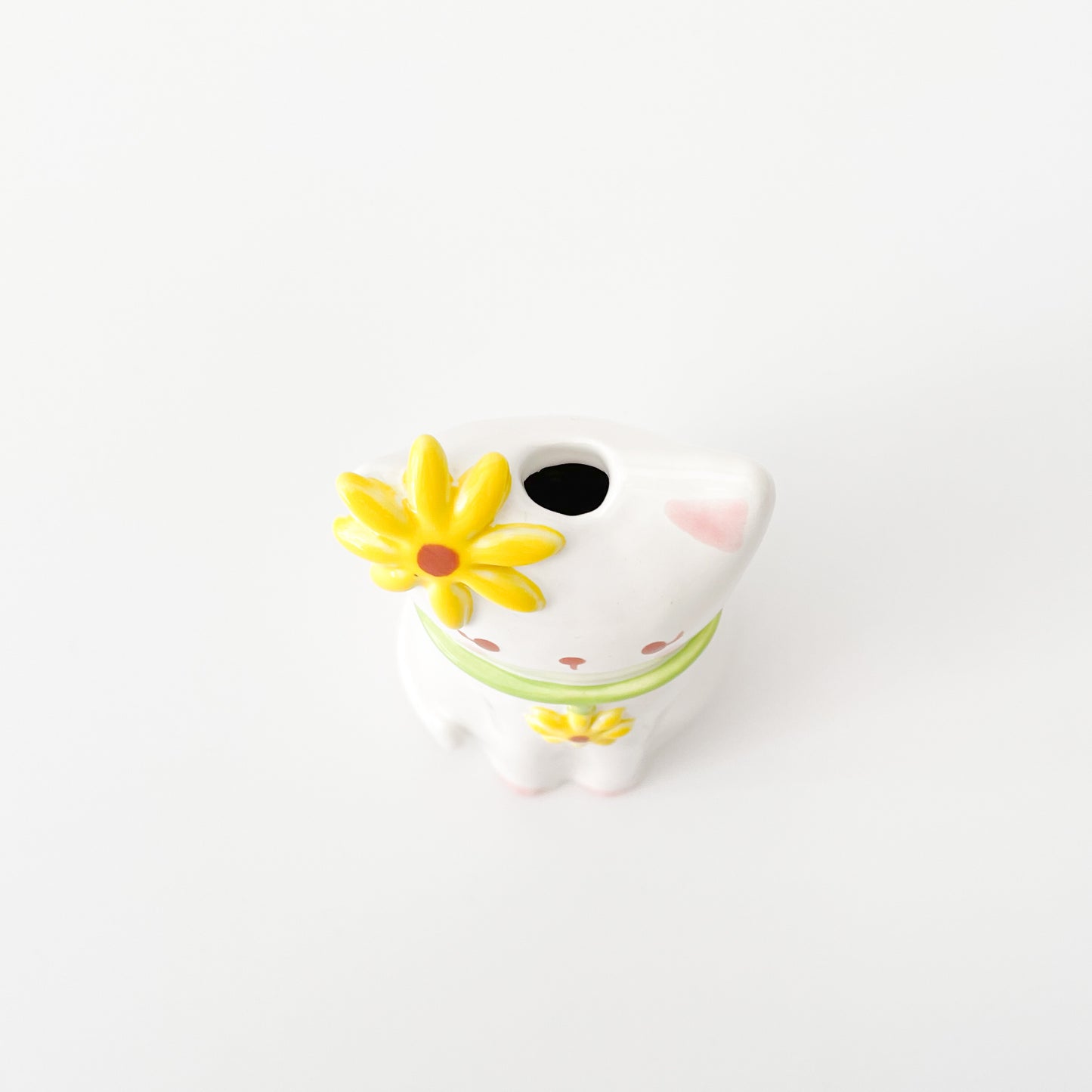Sunflower Cat Vase
