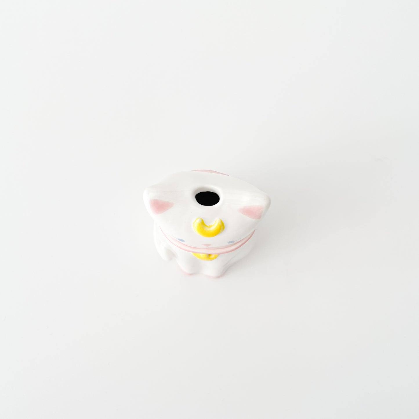 White Luna Cat Vase