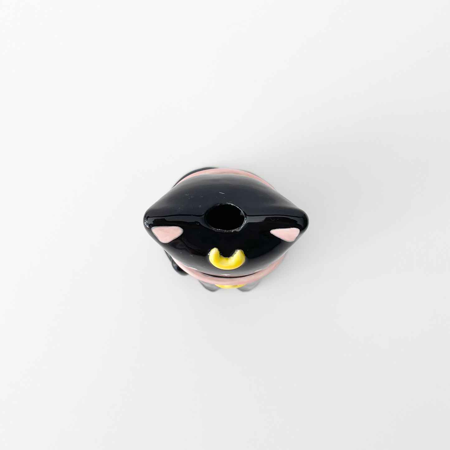 Black Luna Cat Vase
