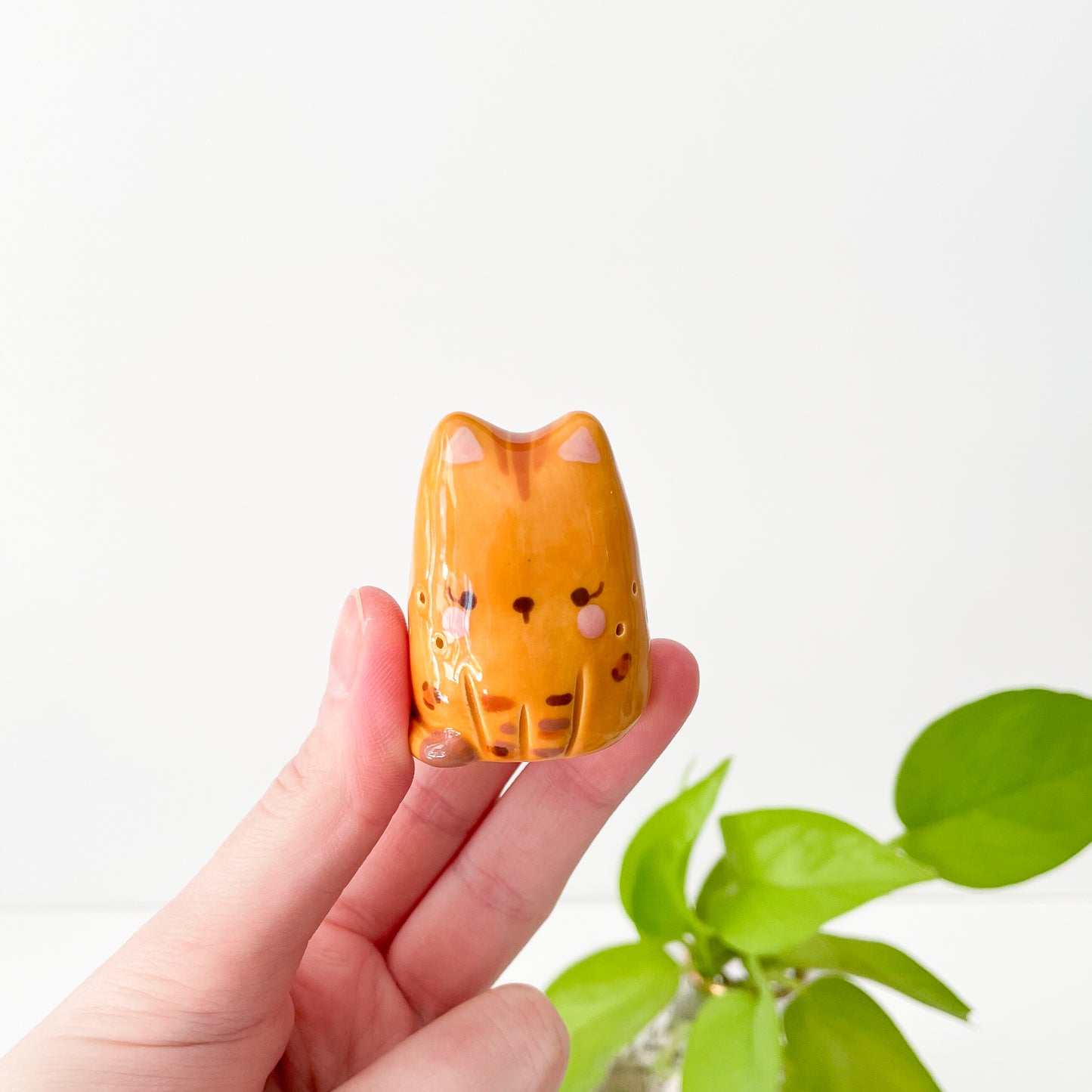 Bengal Whisker Cat Mini Vase