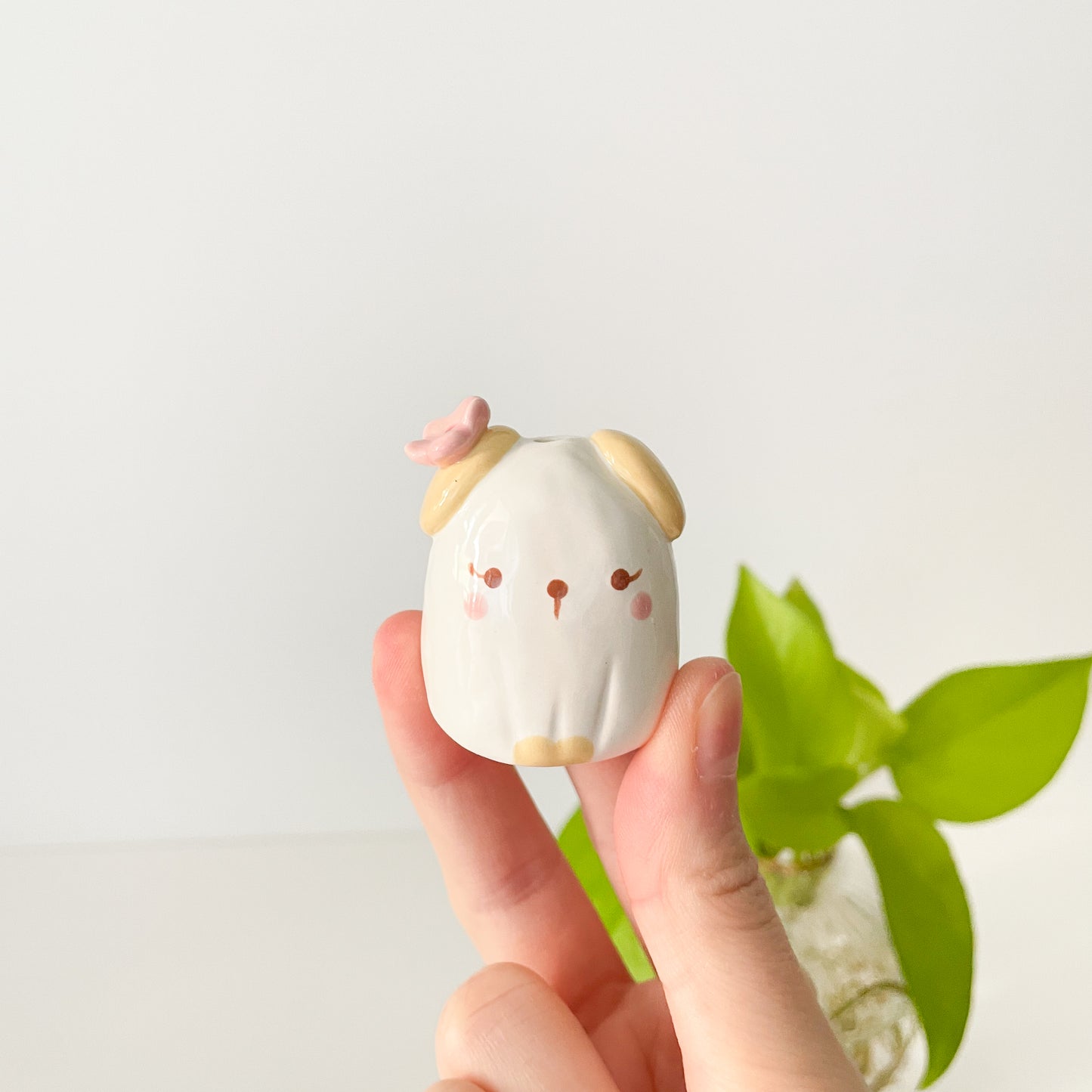 Blooming Dog Mini Vase