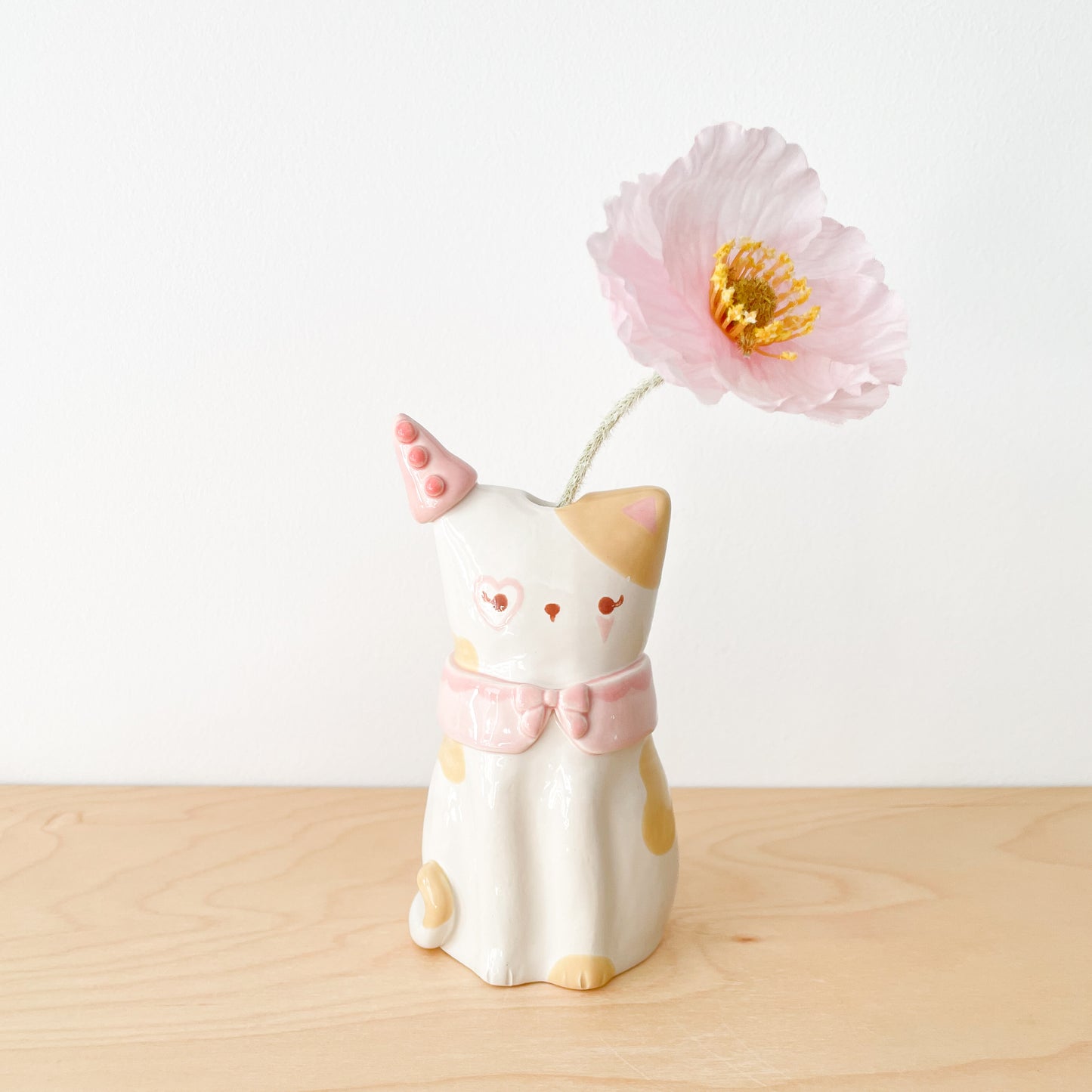 Puddles Circus Cat Vase