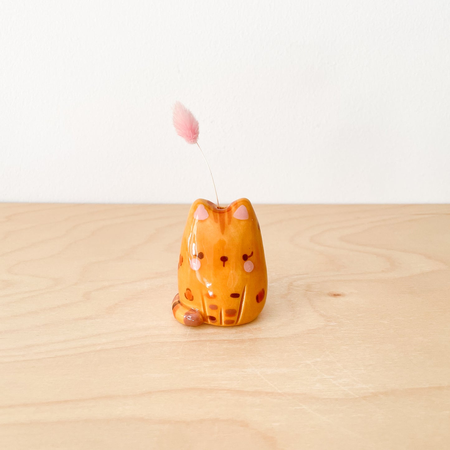 Bengal Cat Mini Vase