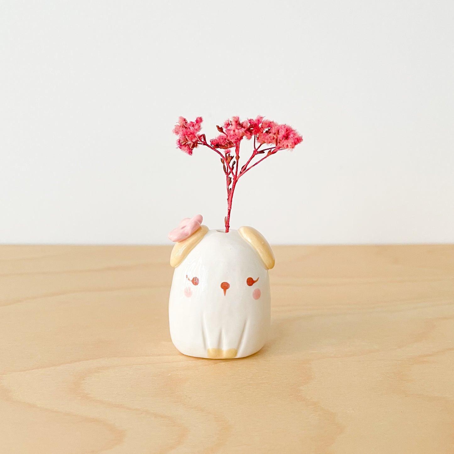 Blooming Dog Mini Vase