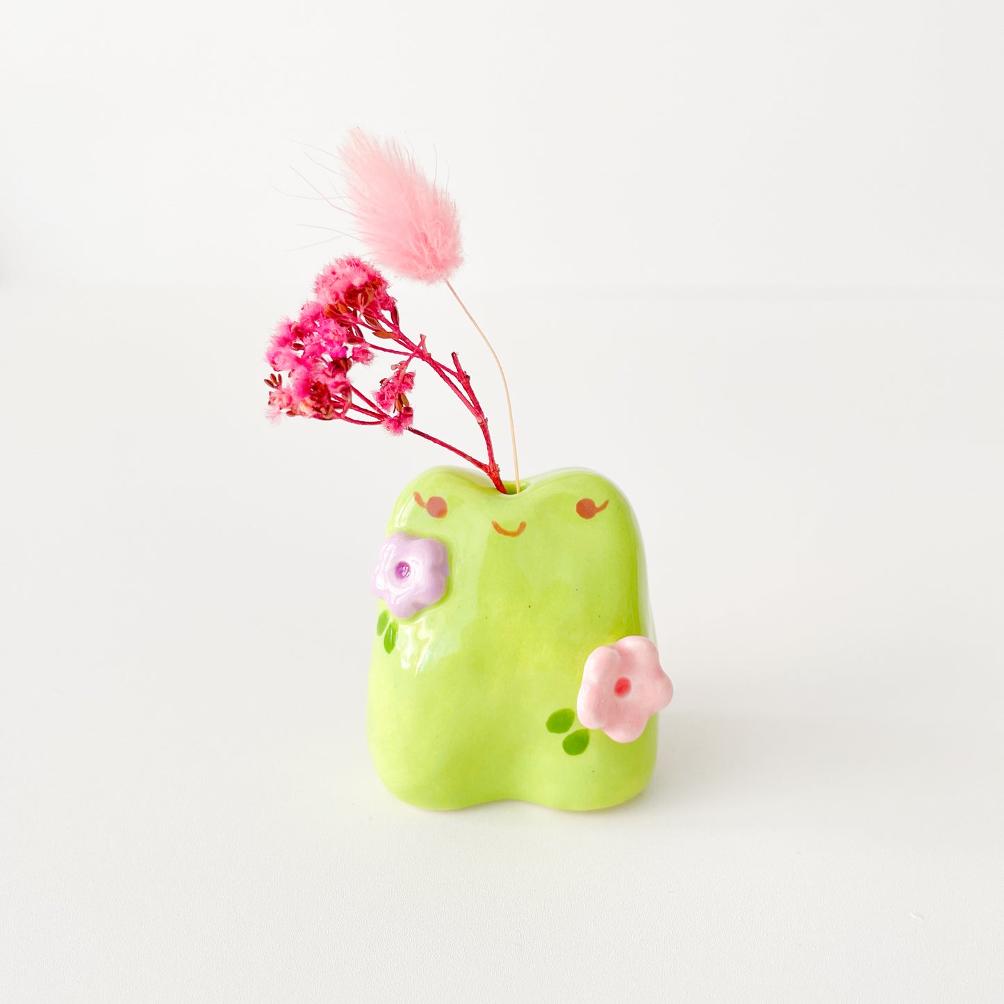 Blooming Frog Mini Vase