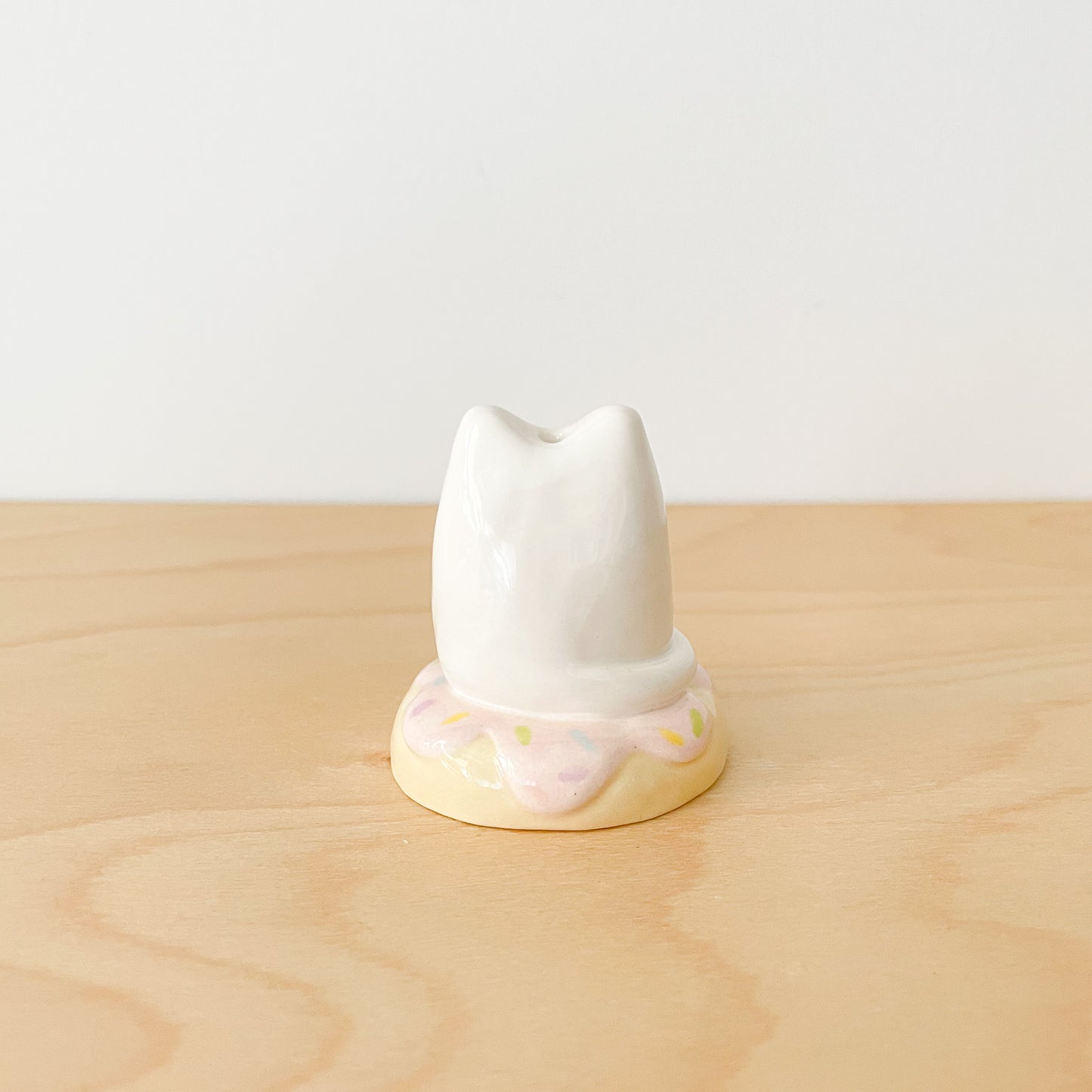 Donut Cat Mini Vase