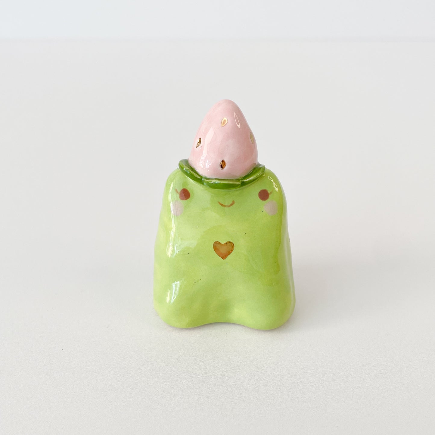 Sparkly Strawberry Frog Ring Holder