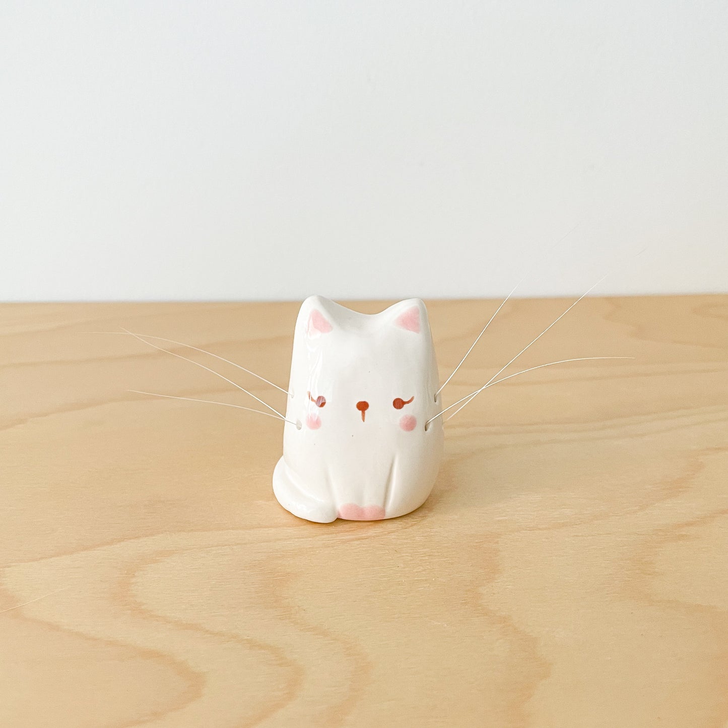 Whisker Cat Mini Vase