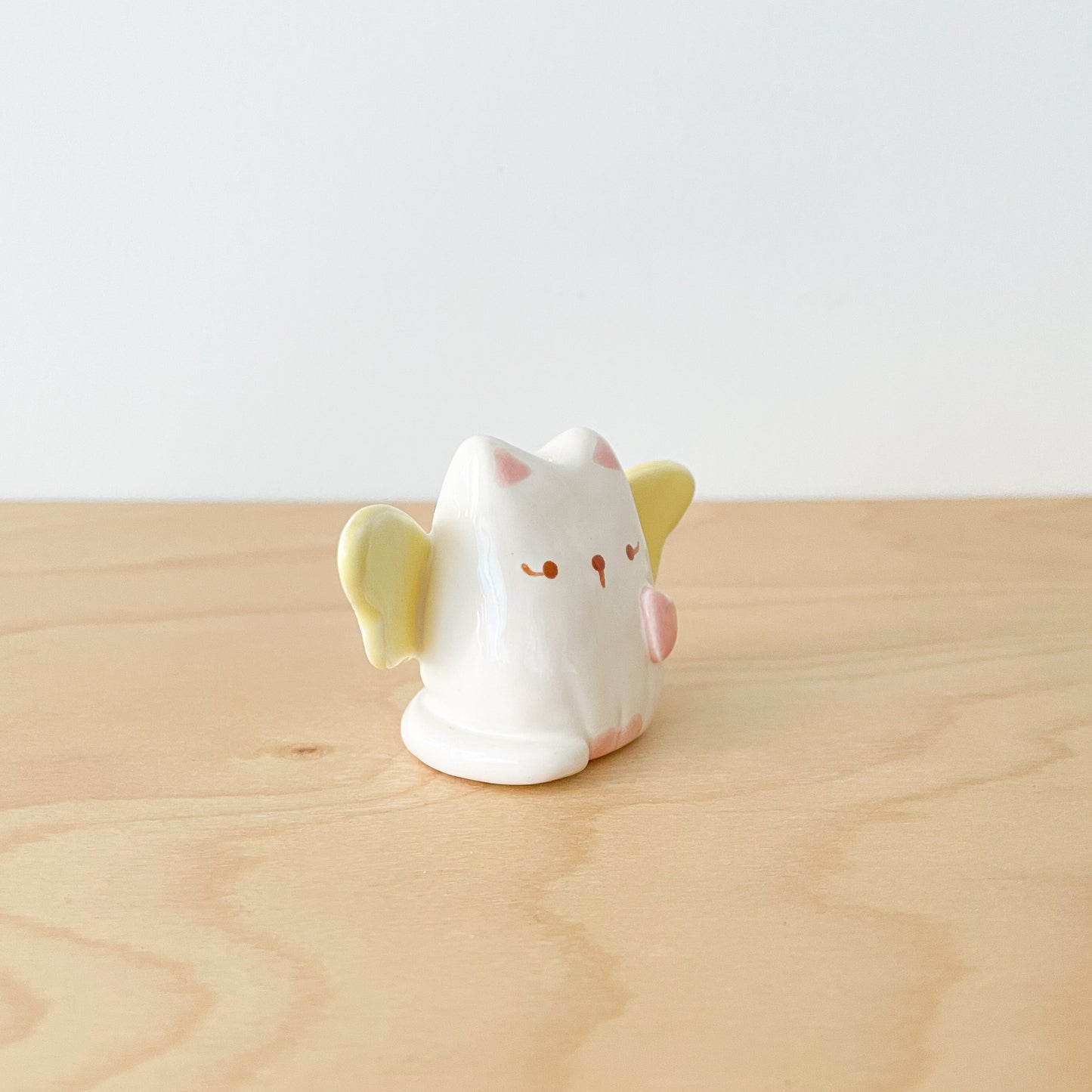 Angel Cat Mini Vase