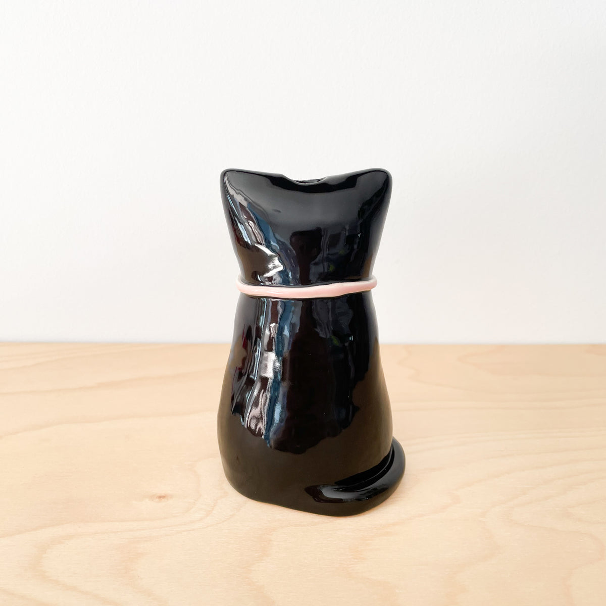 Black Cat Vase