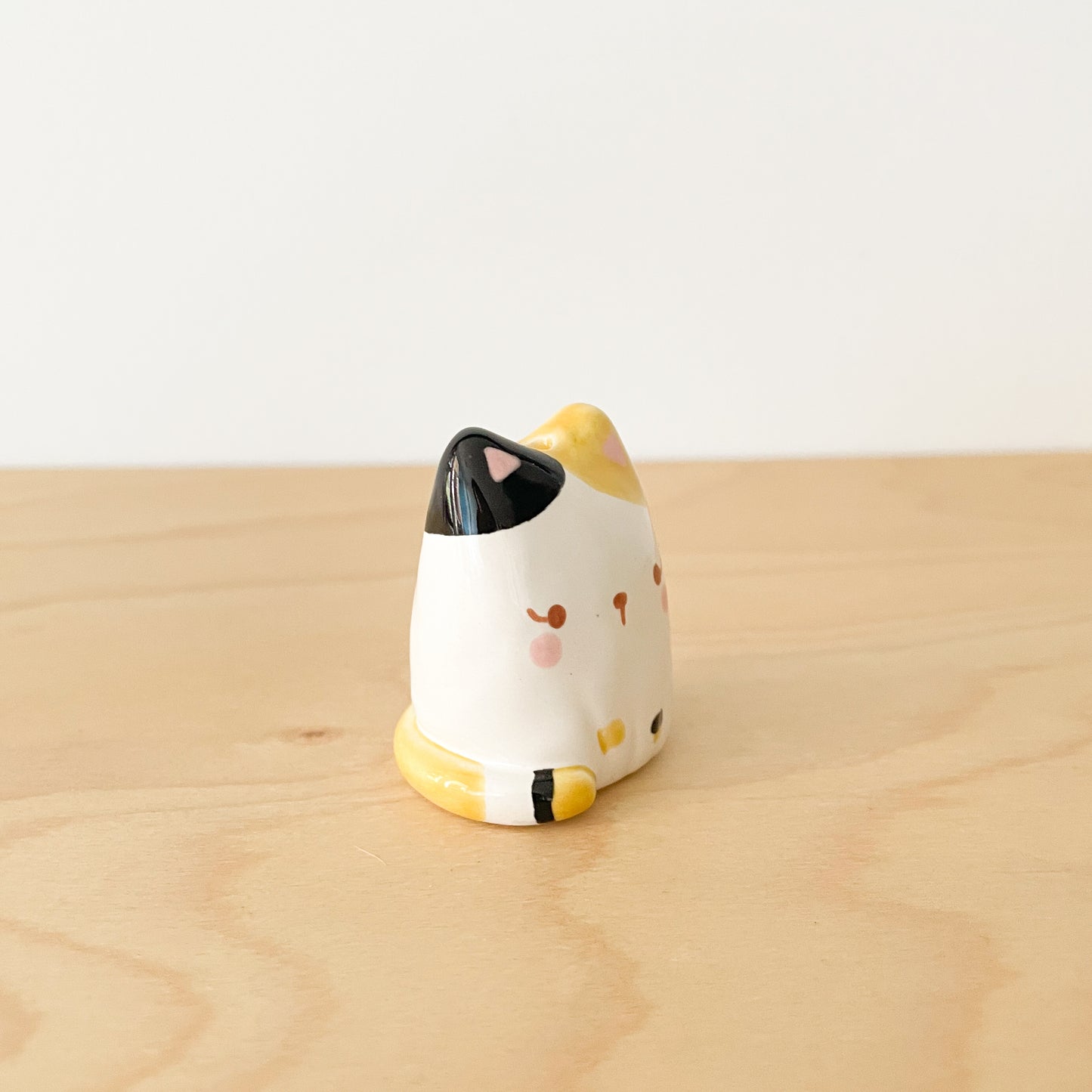 Calico Cat Mini Vase