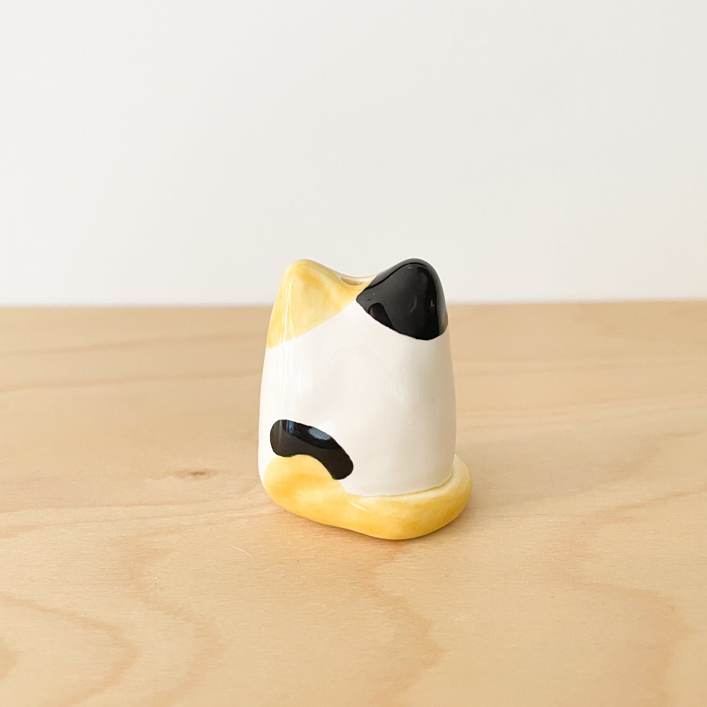 Calico Cat Mini Vase