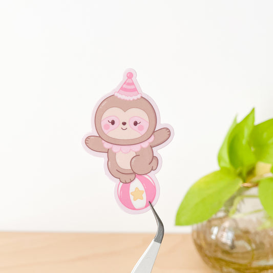 Circus Slothy Sticker