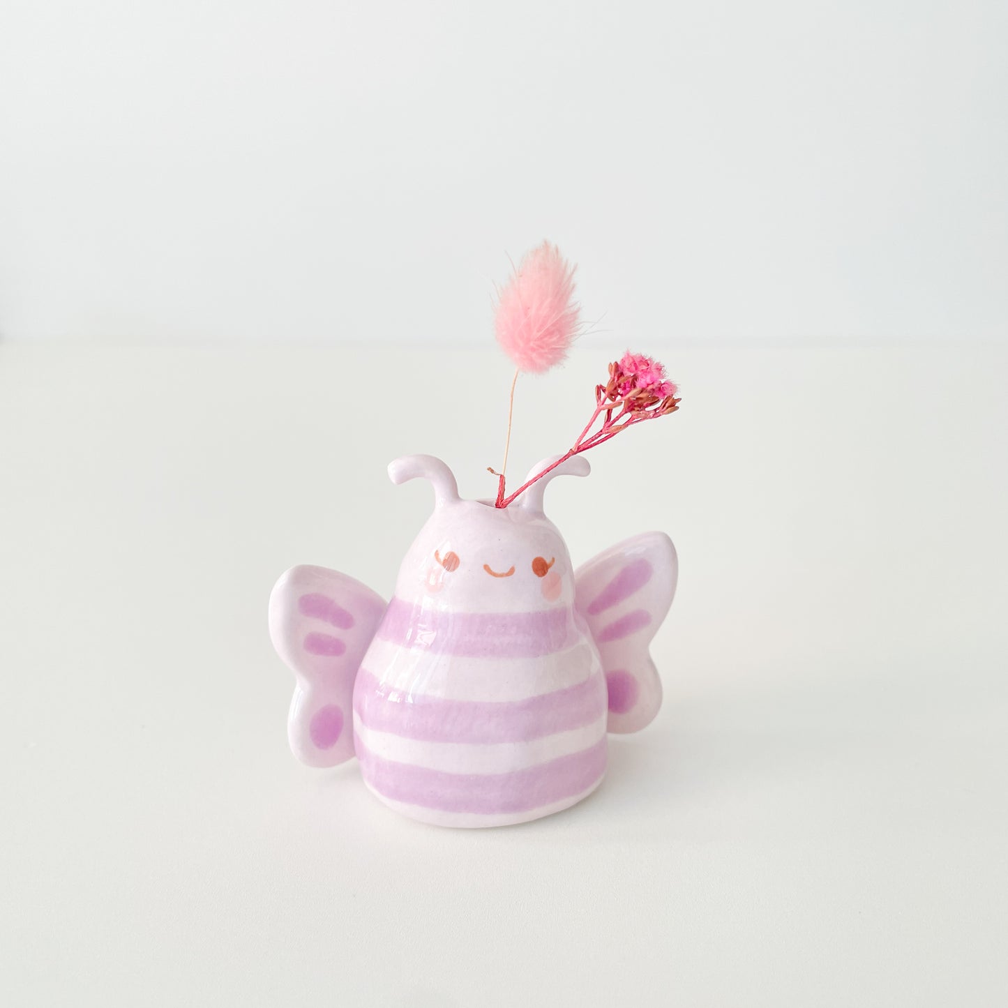 Purple Butterfly Mini Vase