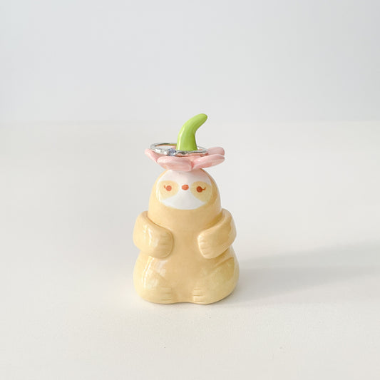 Daisy Sloth Ring Holder