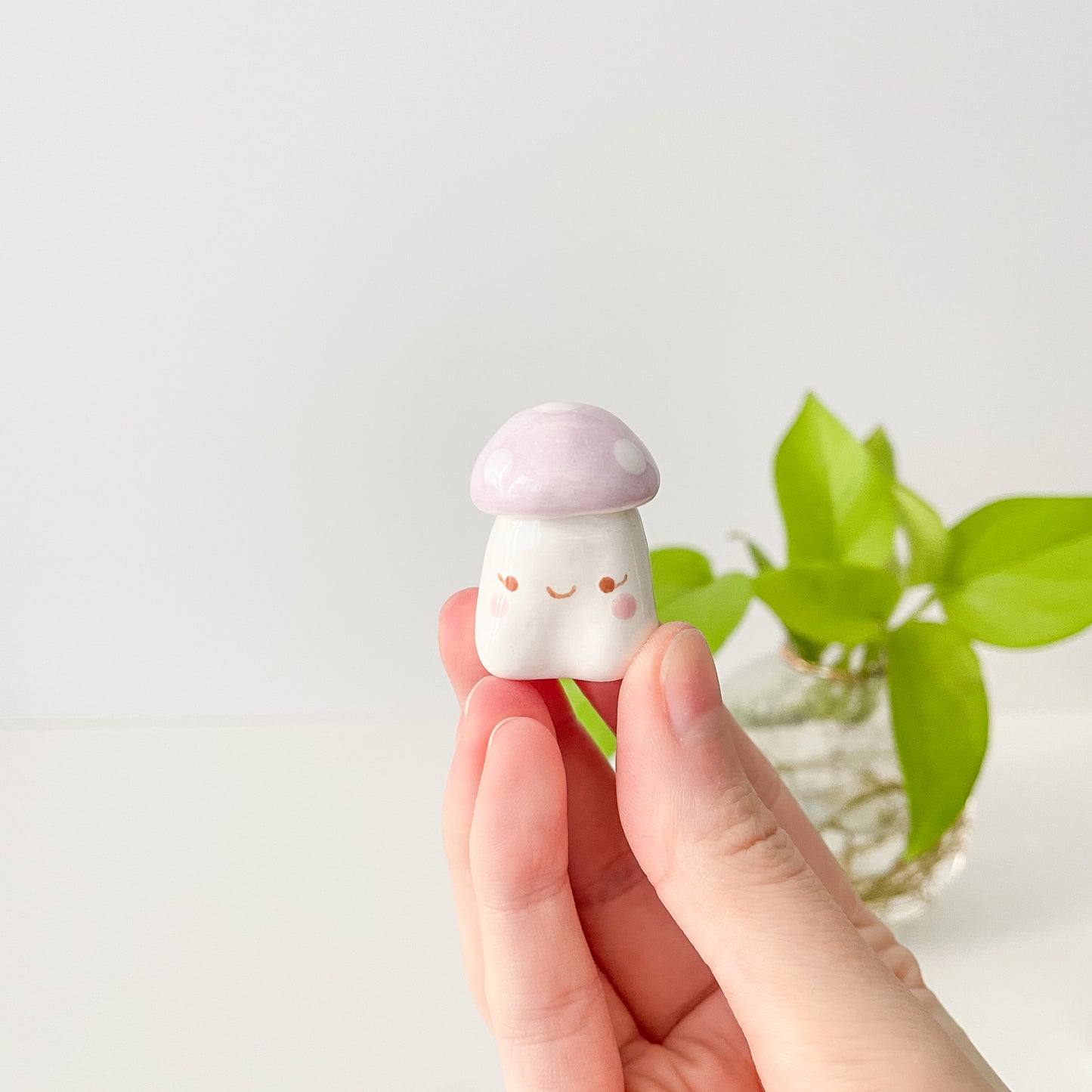 Purple Mushroom Desk Pal