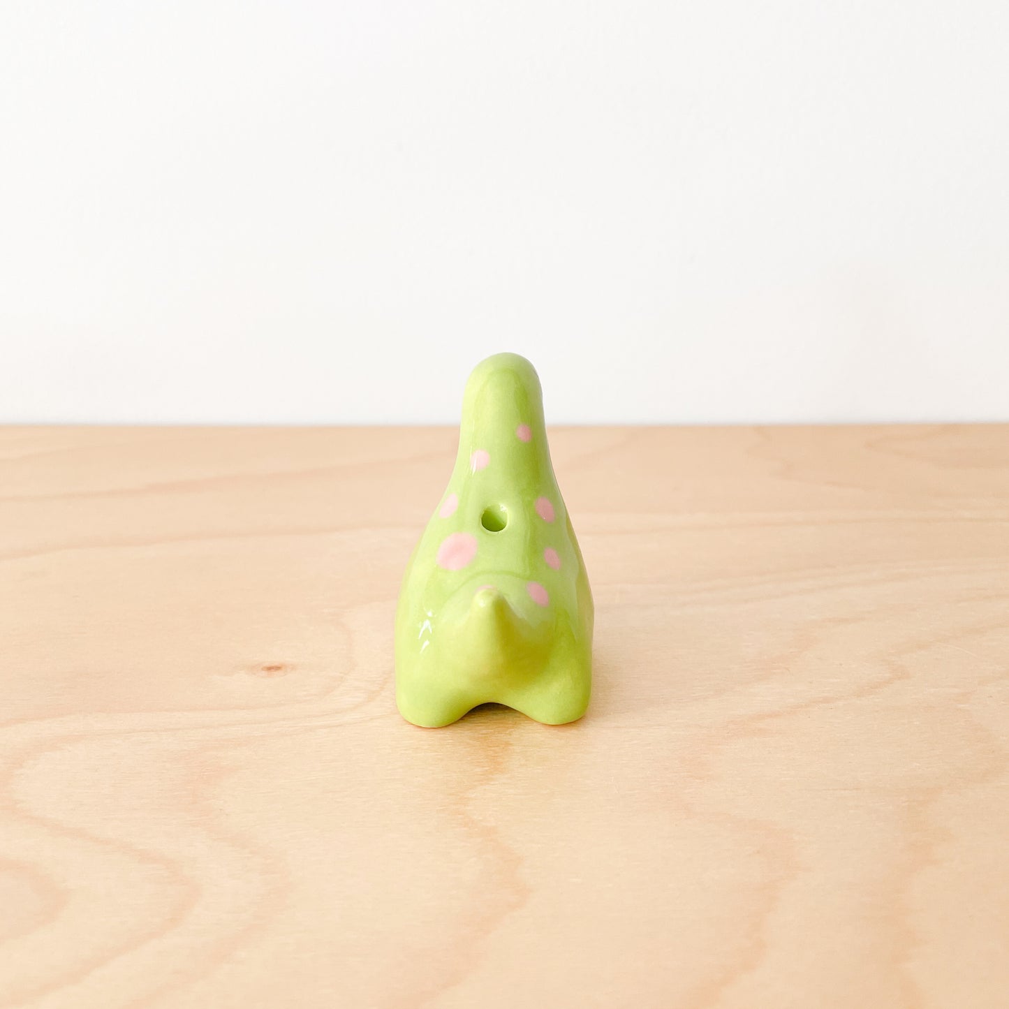 Green Dinosaur Mini Vase