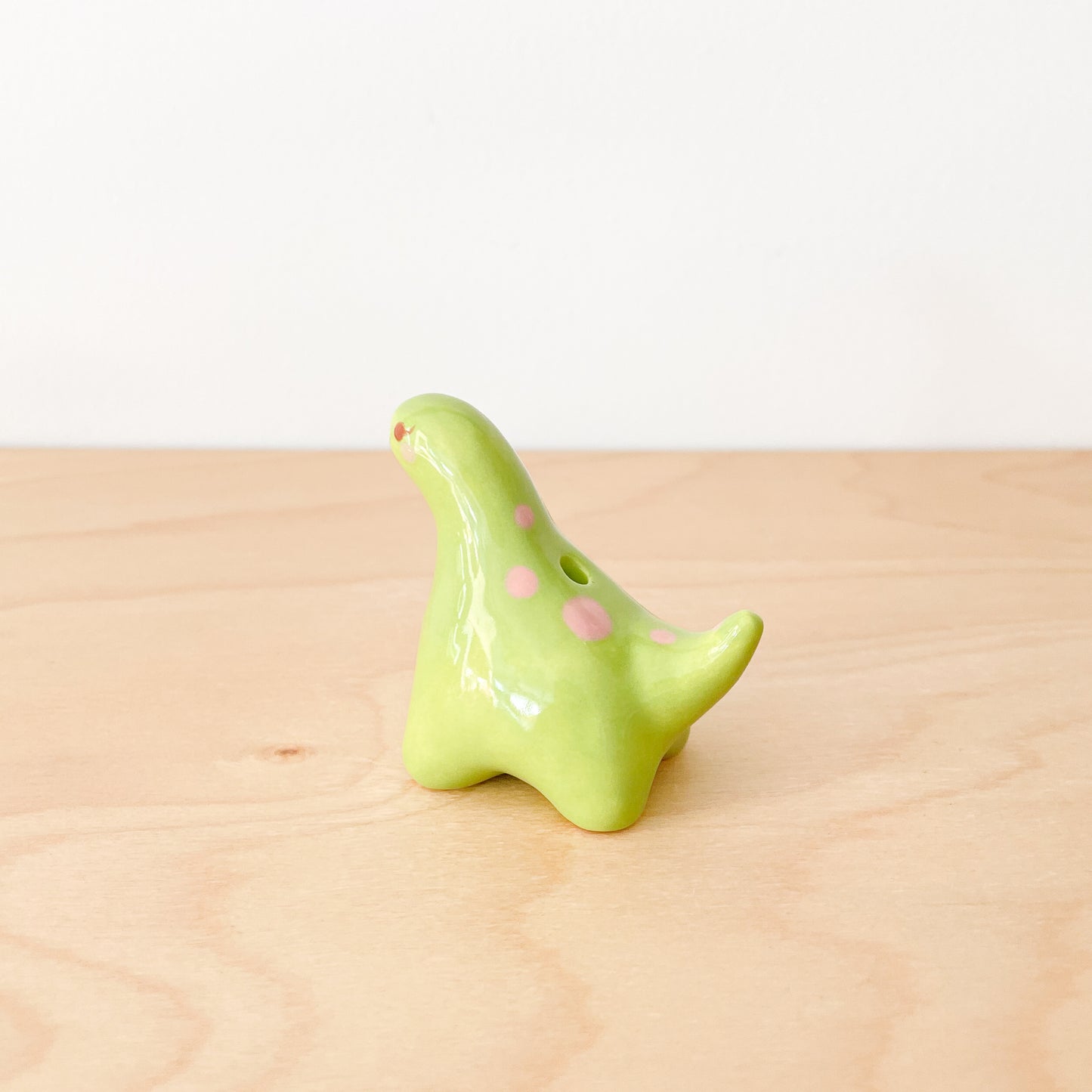 Green Dinosaur Mini Vase