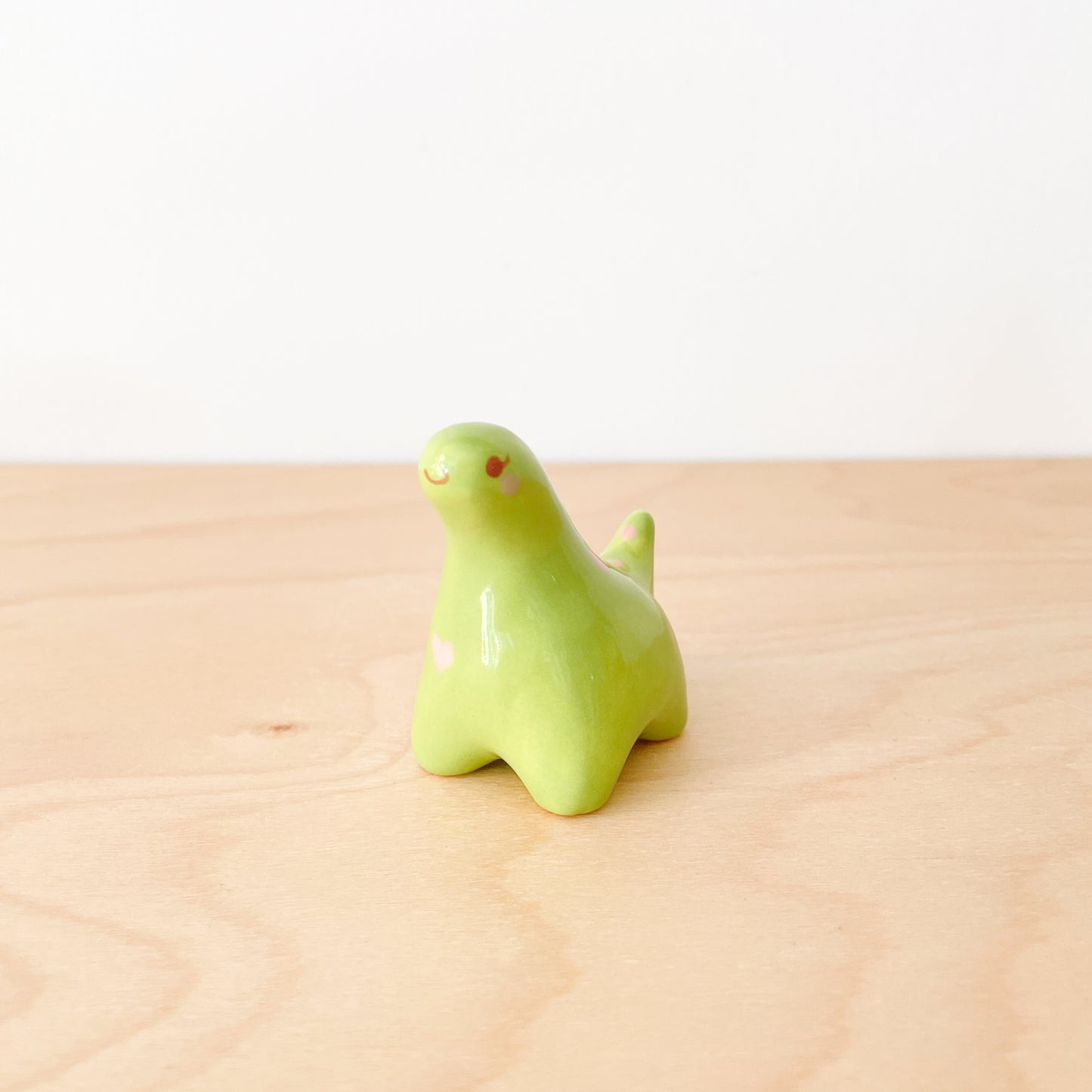Green Dinosaur Mini Vase