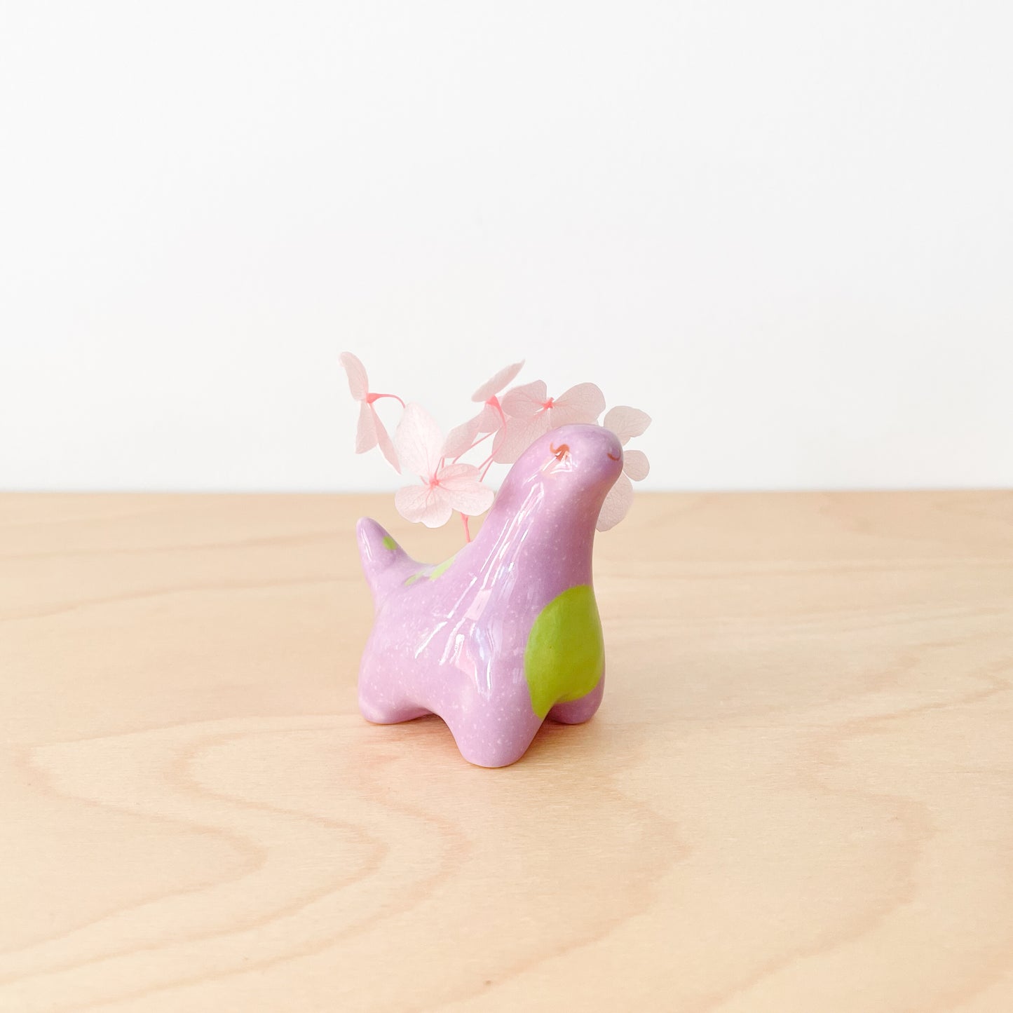 Purple Dinosaur Mini Vase