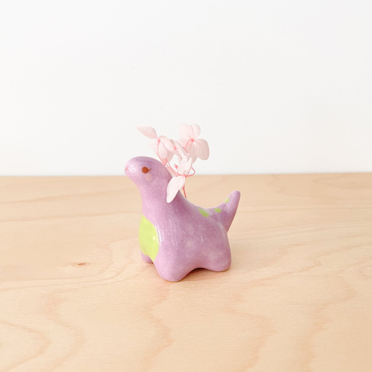 Purple Dinosaur Mini Vase